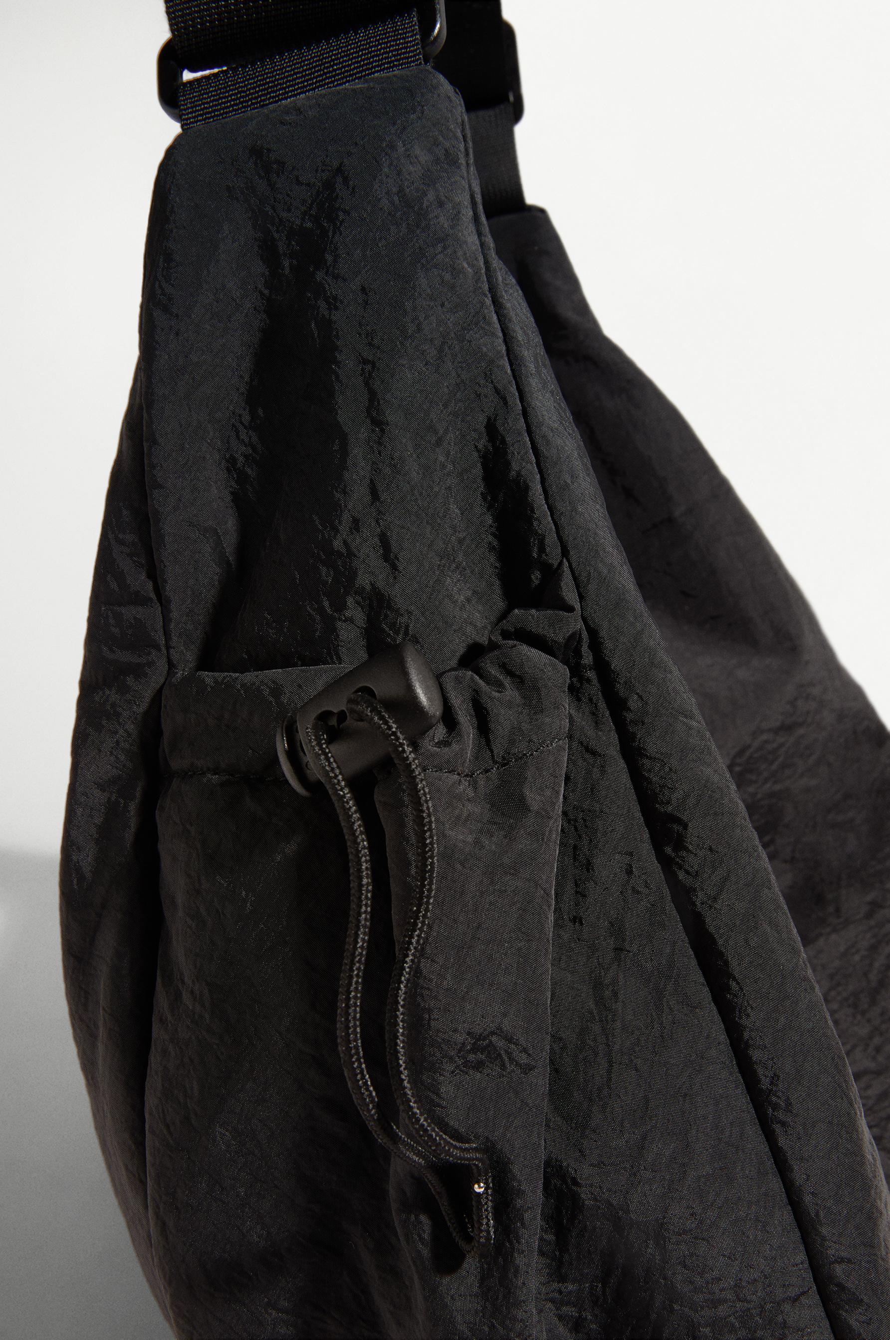 Soundness nylon crossbody bag — BLACK