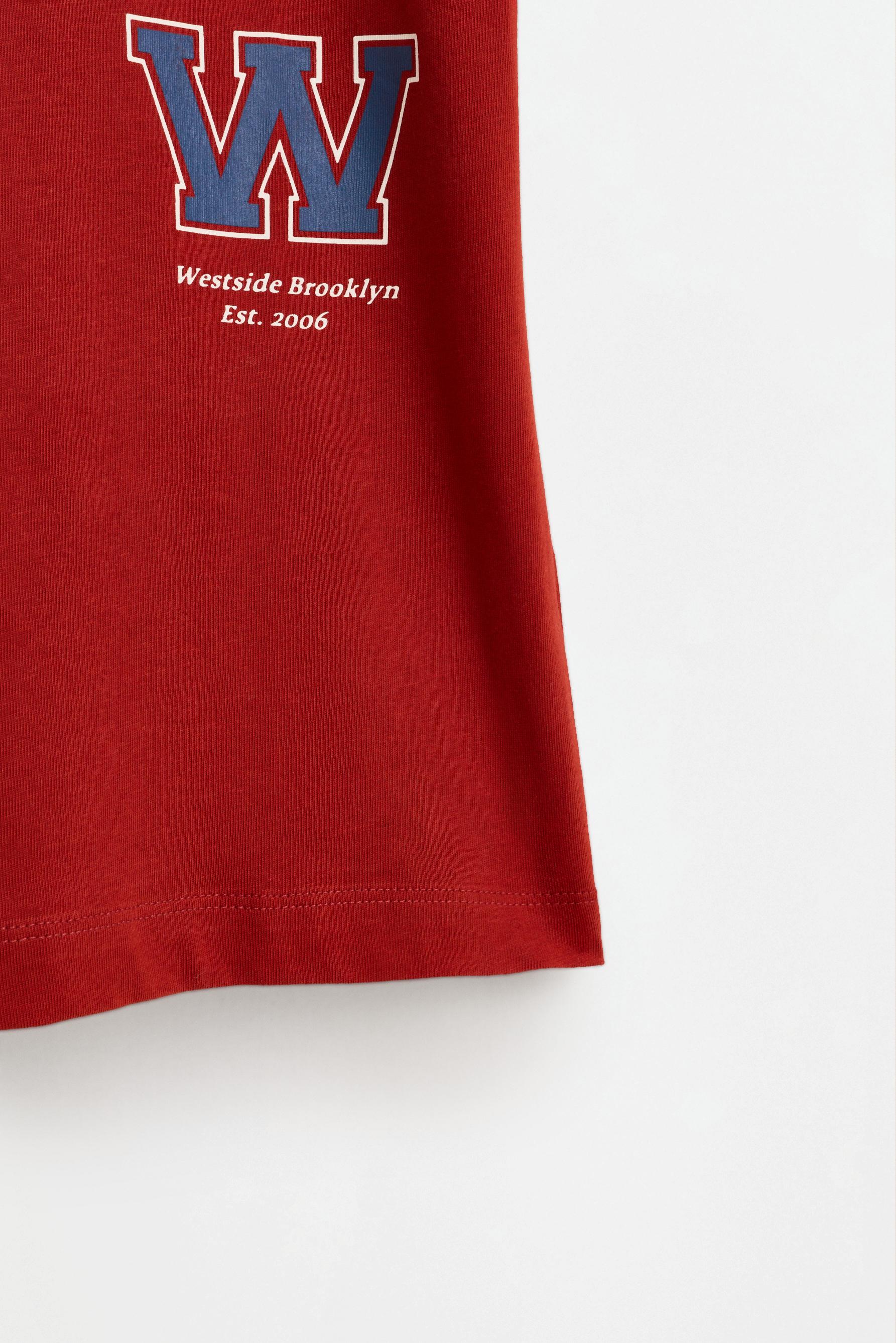 Printed T-shirt — DARK PINK
