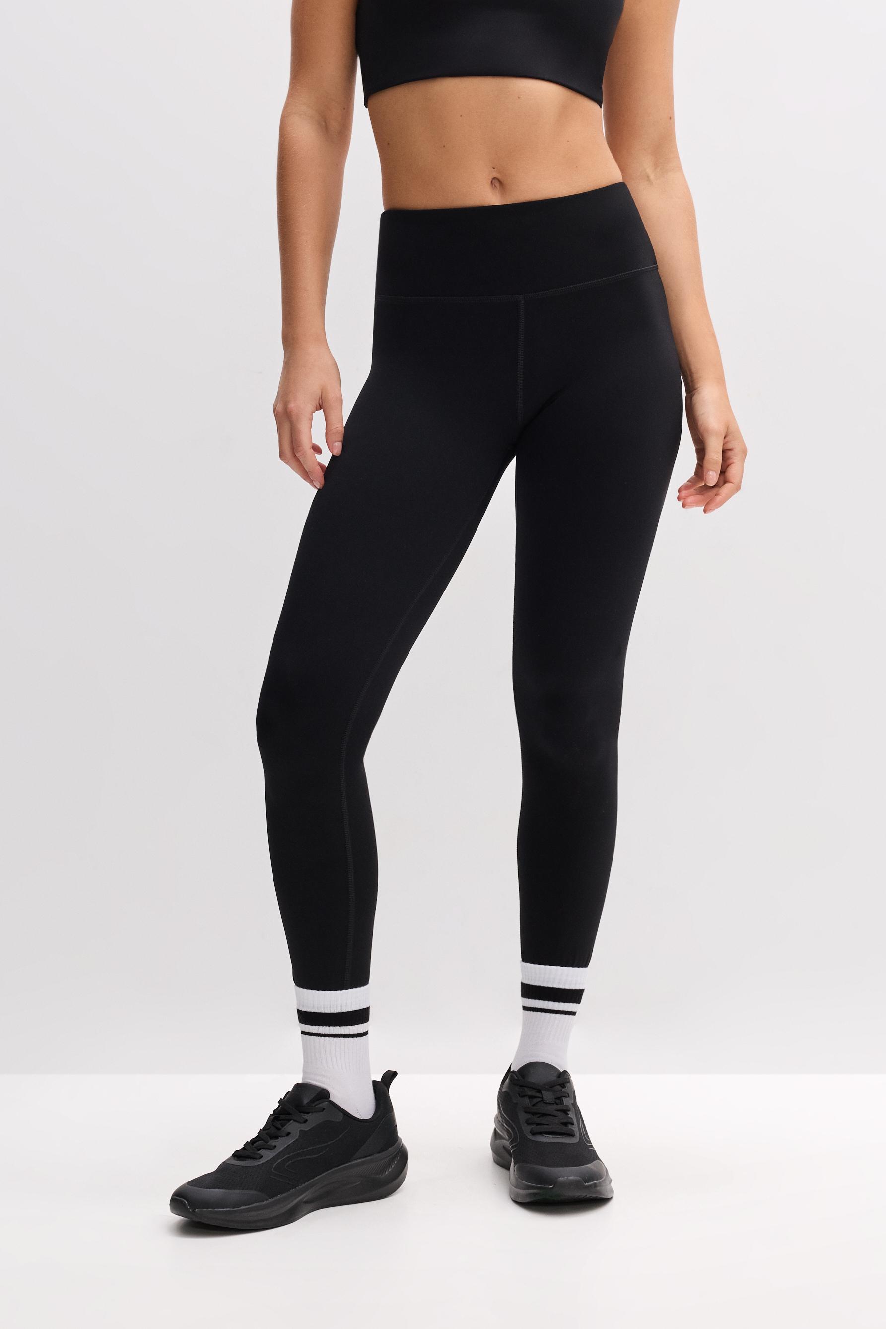 Basic sports leggings — BLACK