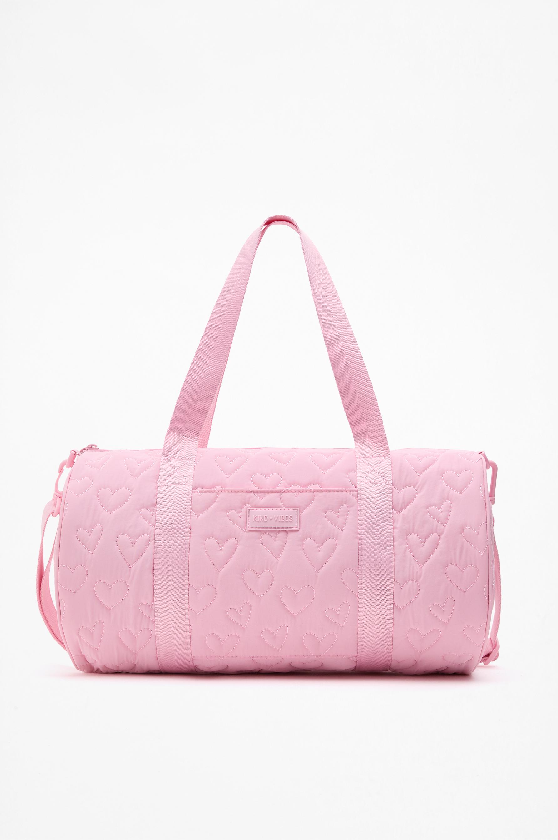 Bolsa deportiva nilon acolchada corazones