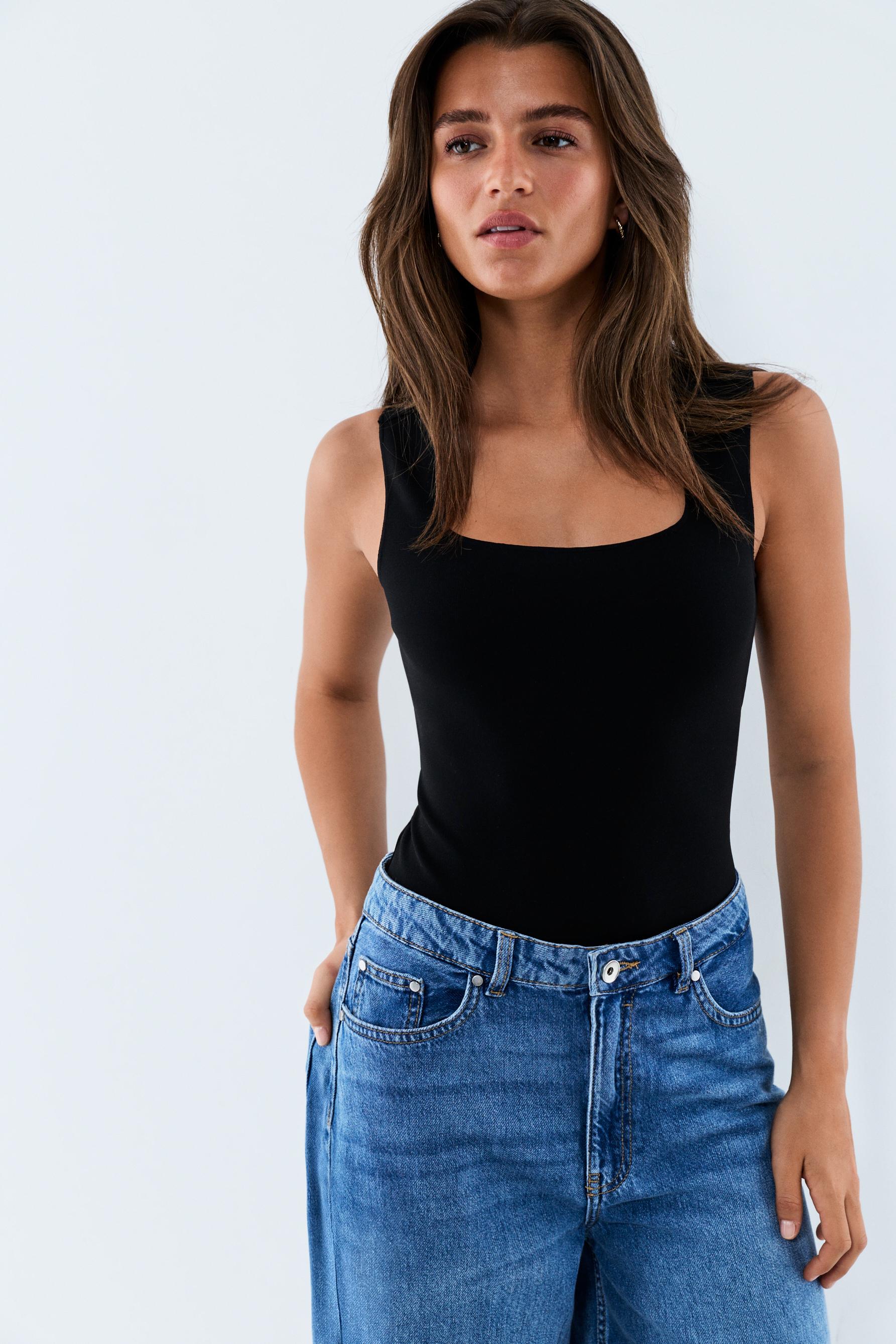 Shapewear bodysuit — BLACK