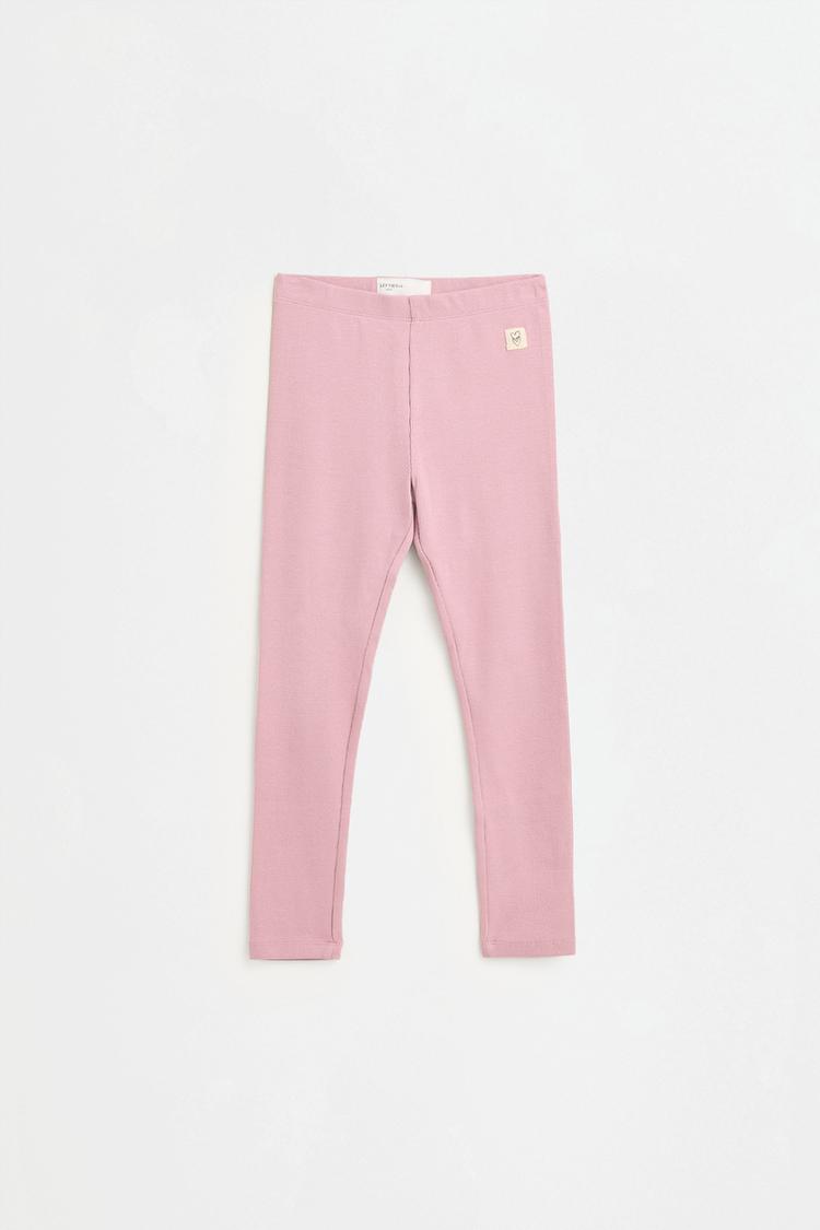 Ribbed leggings — FADED PINK