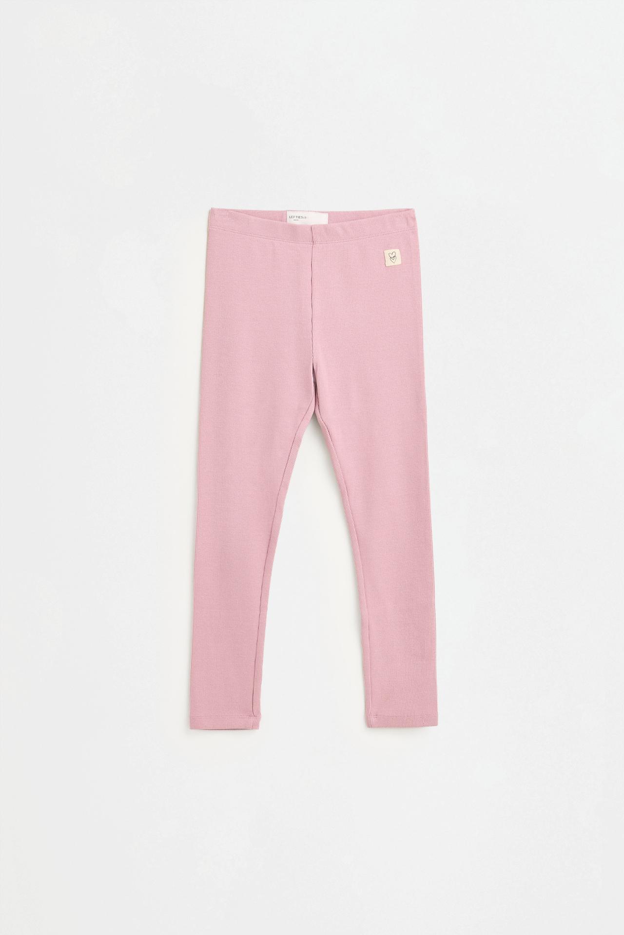 Ribbed leggings — FADED PINK
