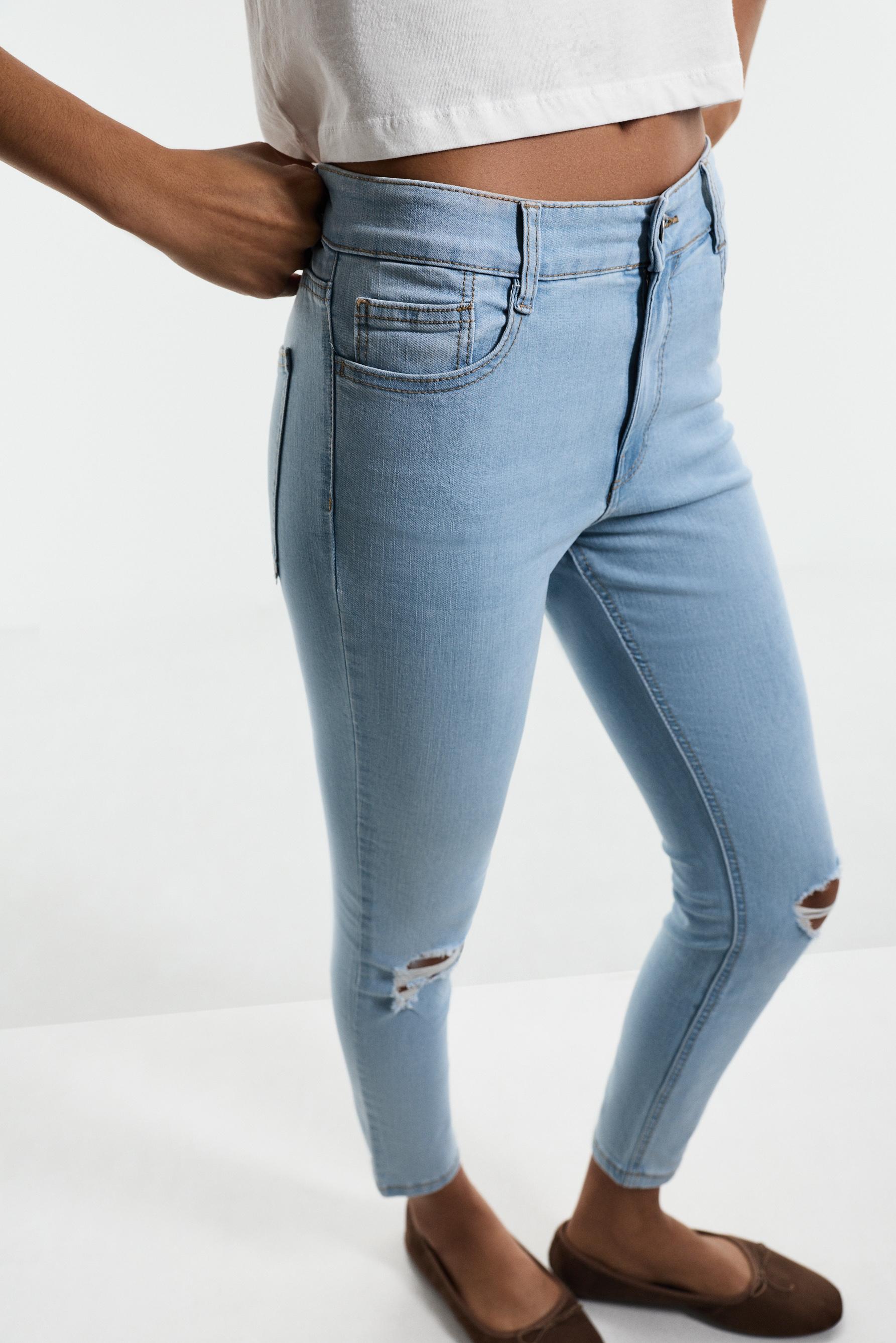 Skinny jeans — PALE SKY BLUE