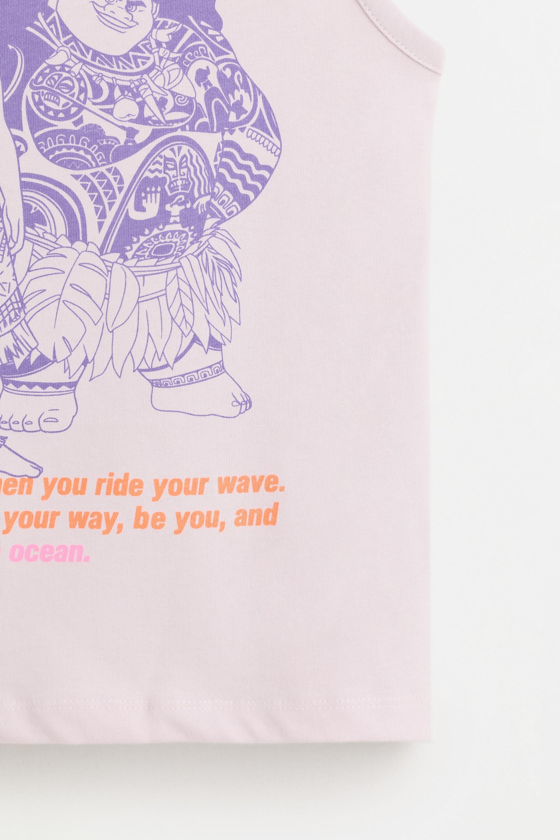 Moana ©Disney sleeveless T-shirt — LILAC