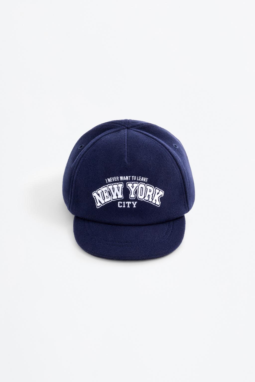 Embroidered slogan cap