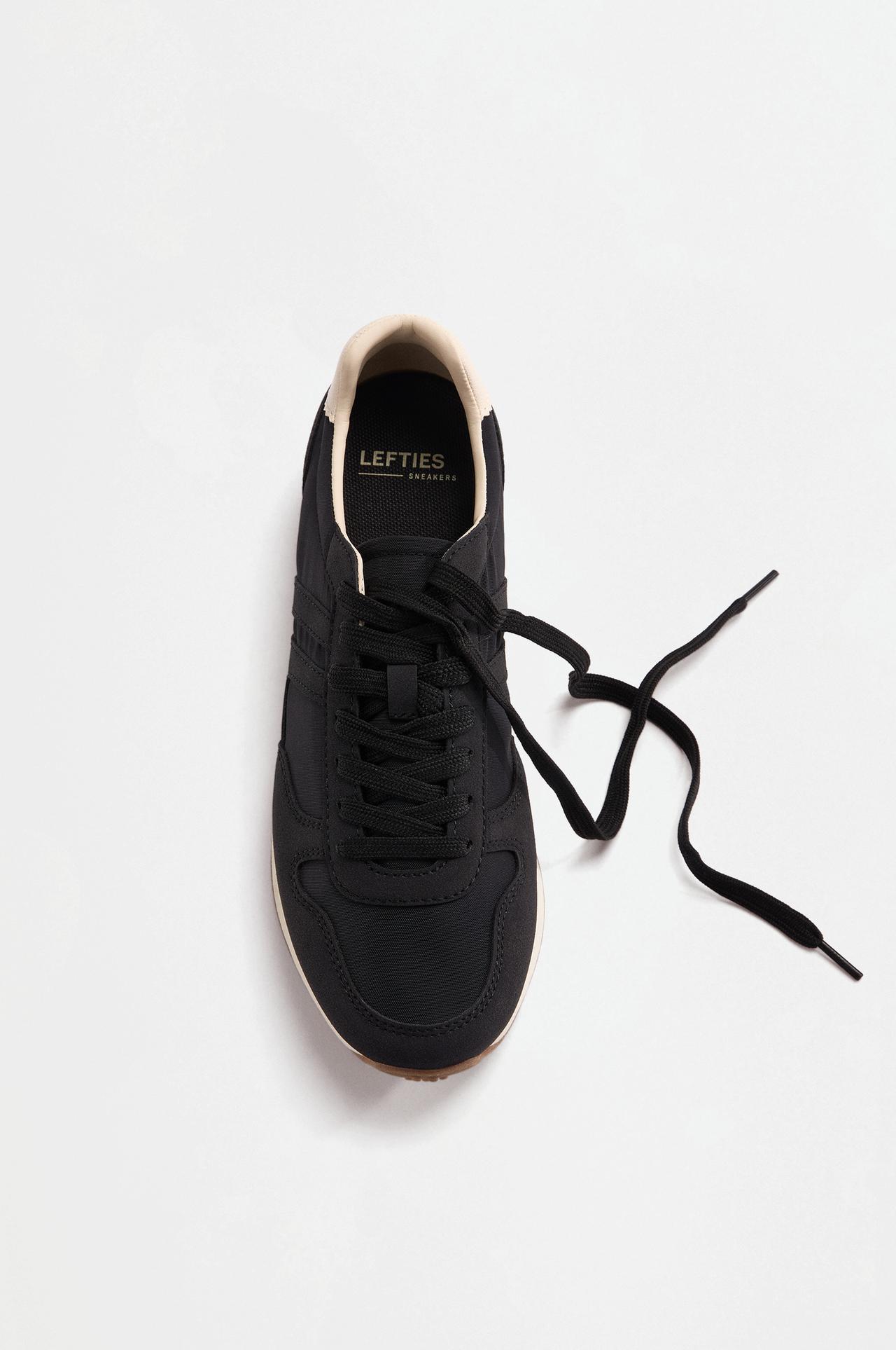 Minimalist sneakers — BLACK