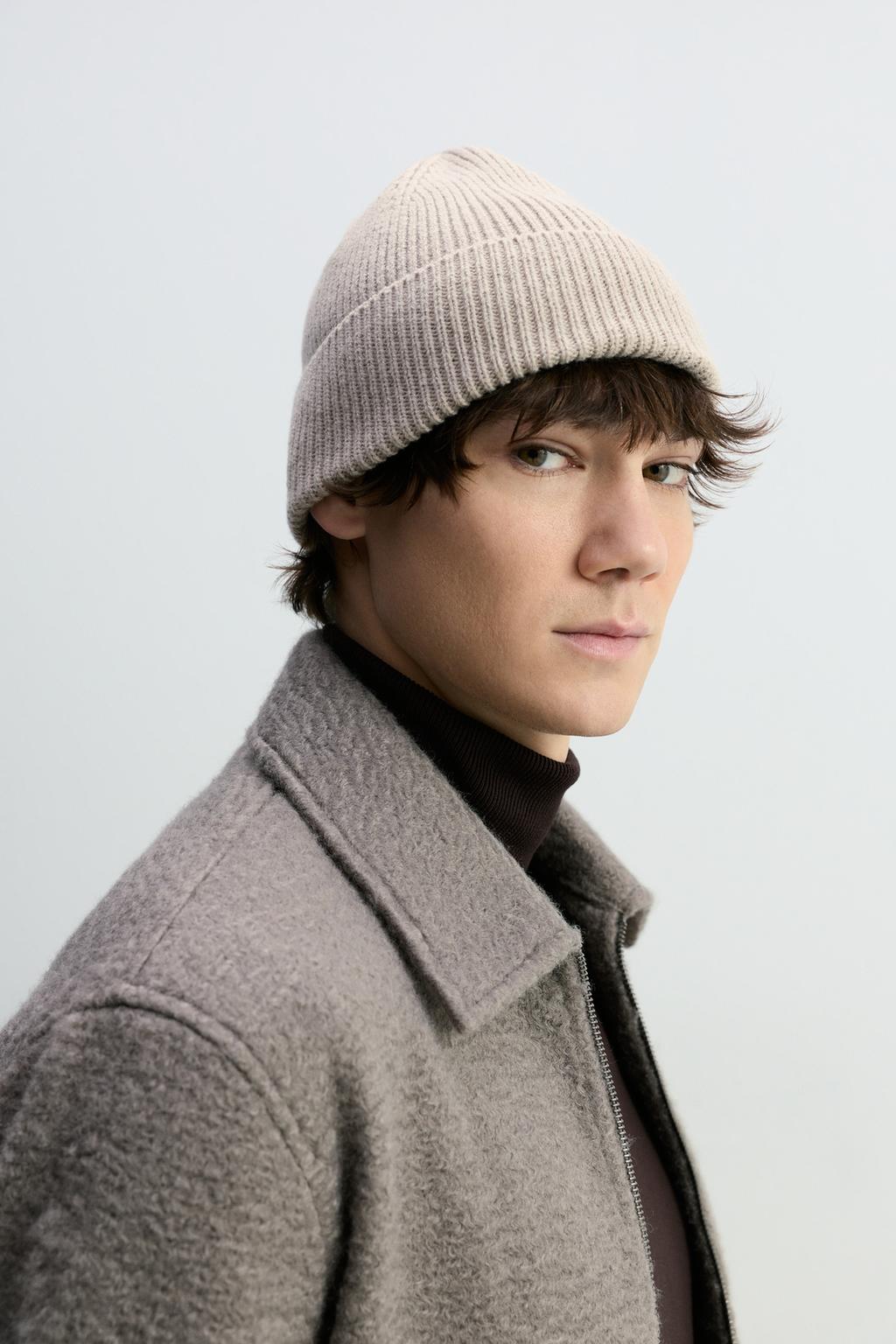Ribbed knit beanie