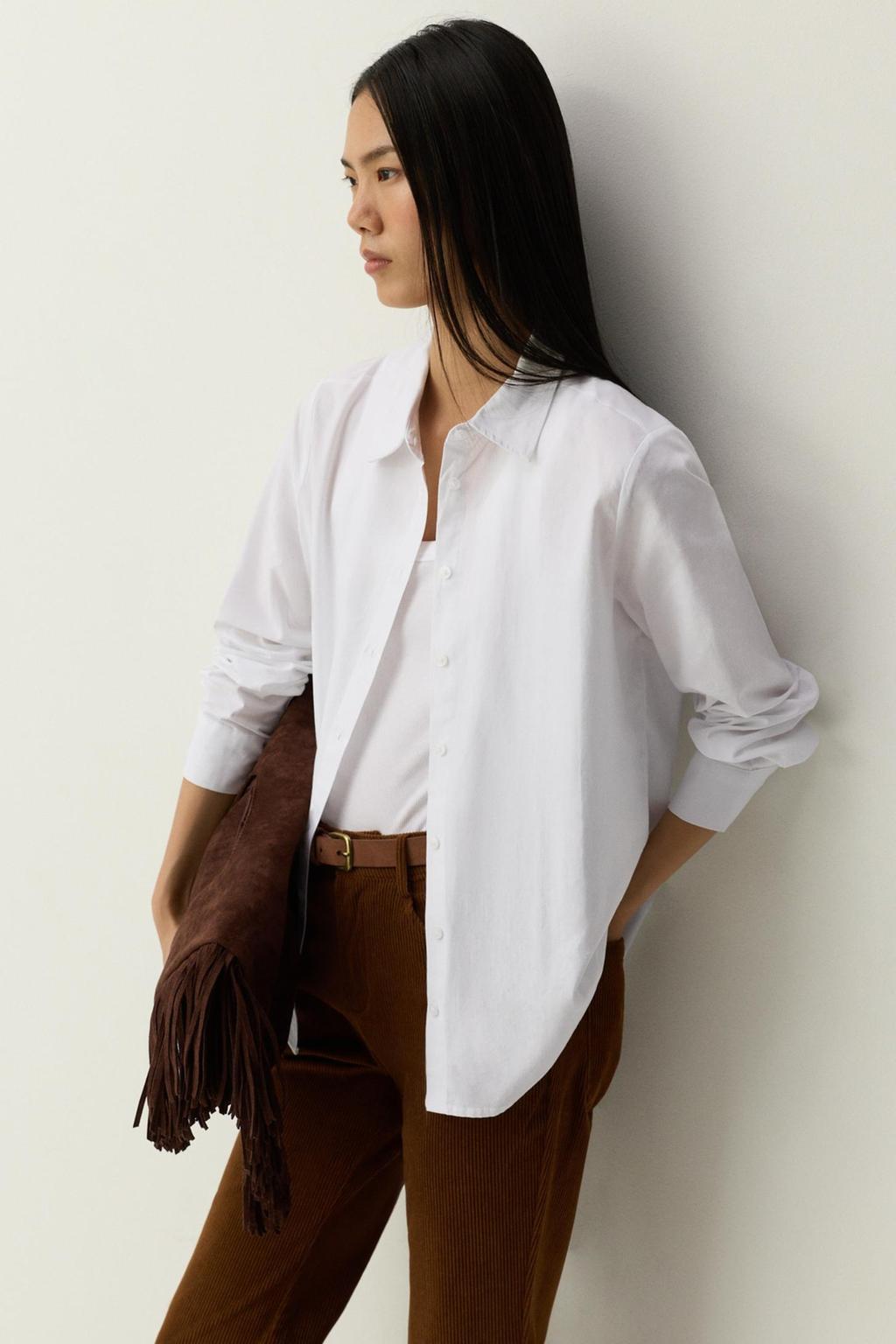 Camisa básica popelina