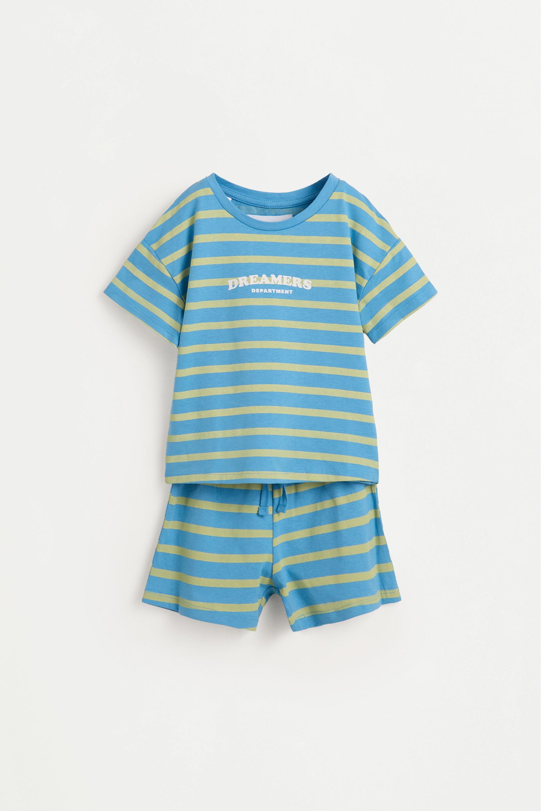 Striped short pyjamas — FADED BLUE