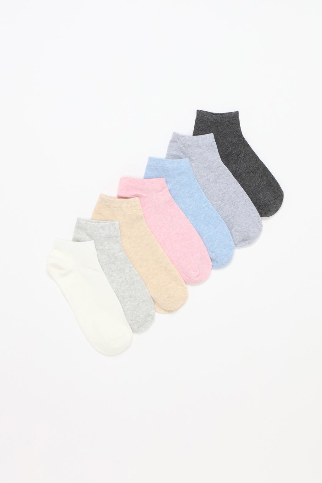 Pack of 7 pairs of ankle socks