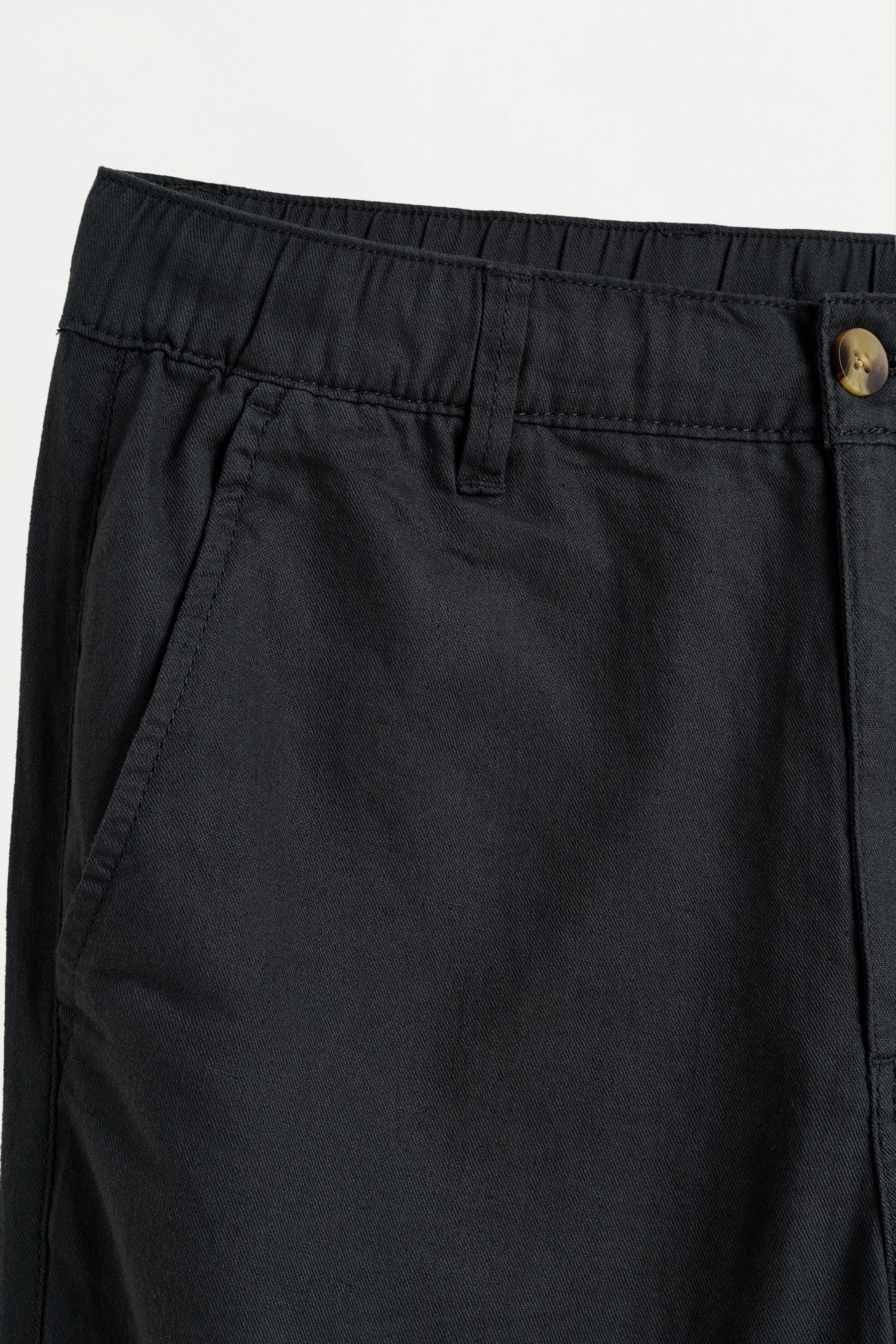 Cotton - linen smart trousers — MEDIUM GREY