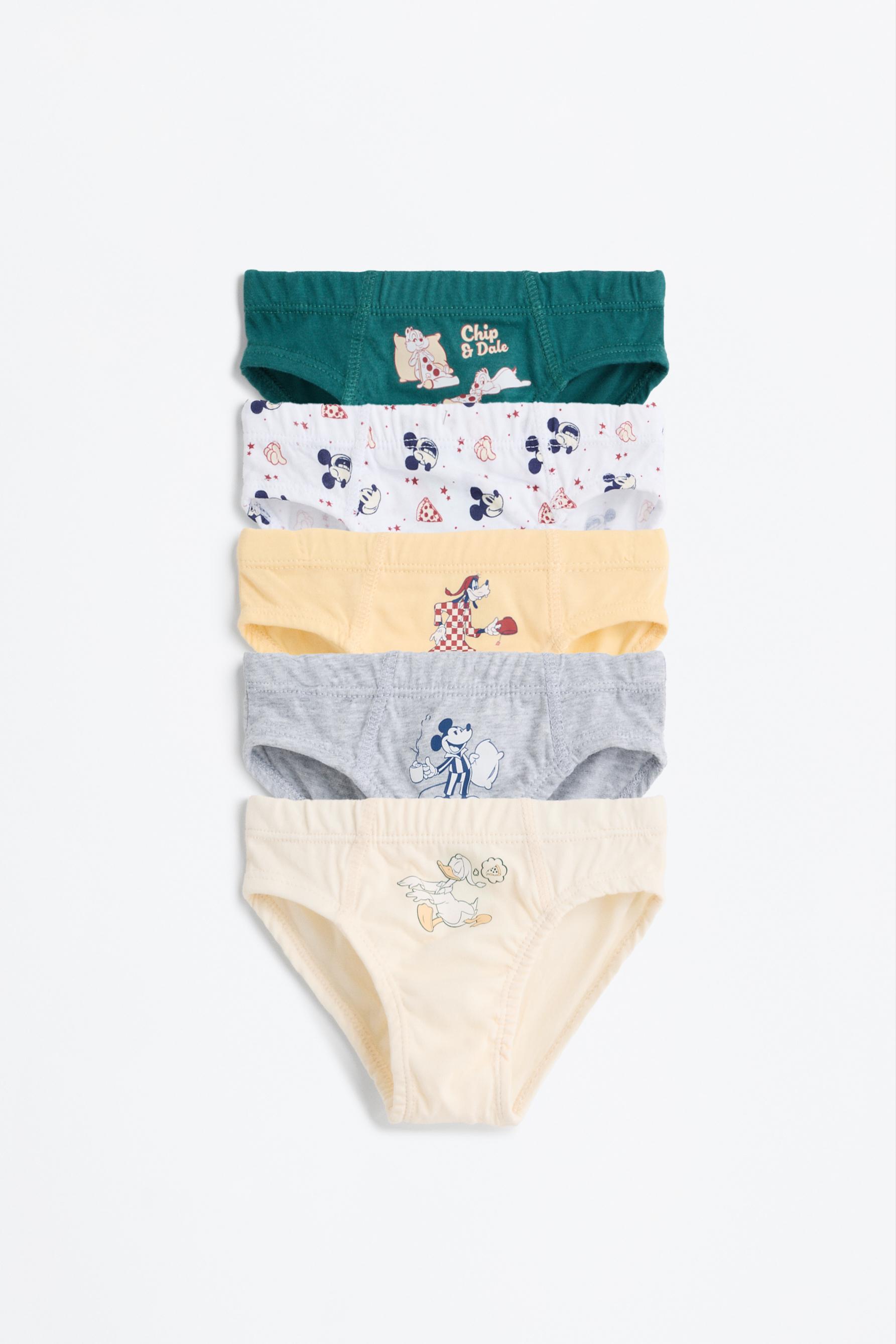 Pack 5 calzoncillos slip Mickey y amigos ©Disney