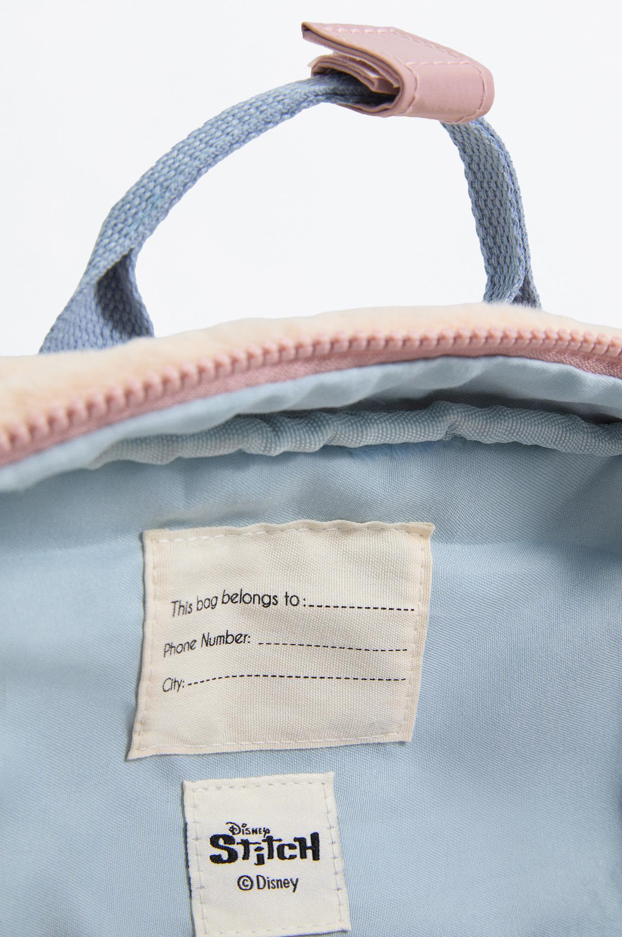 Lilo & Stitch ©Disney faux fur backpack — BLUE