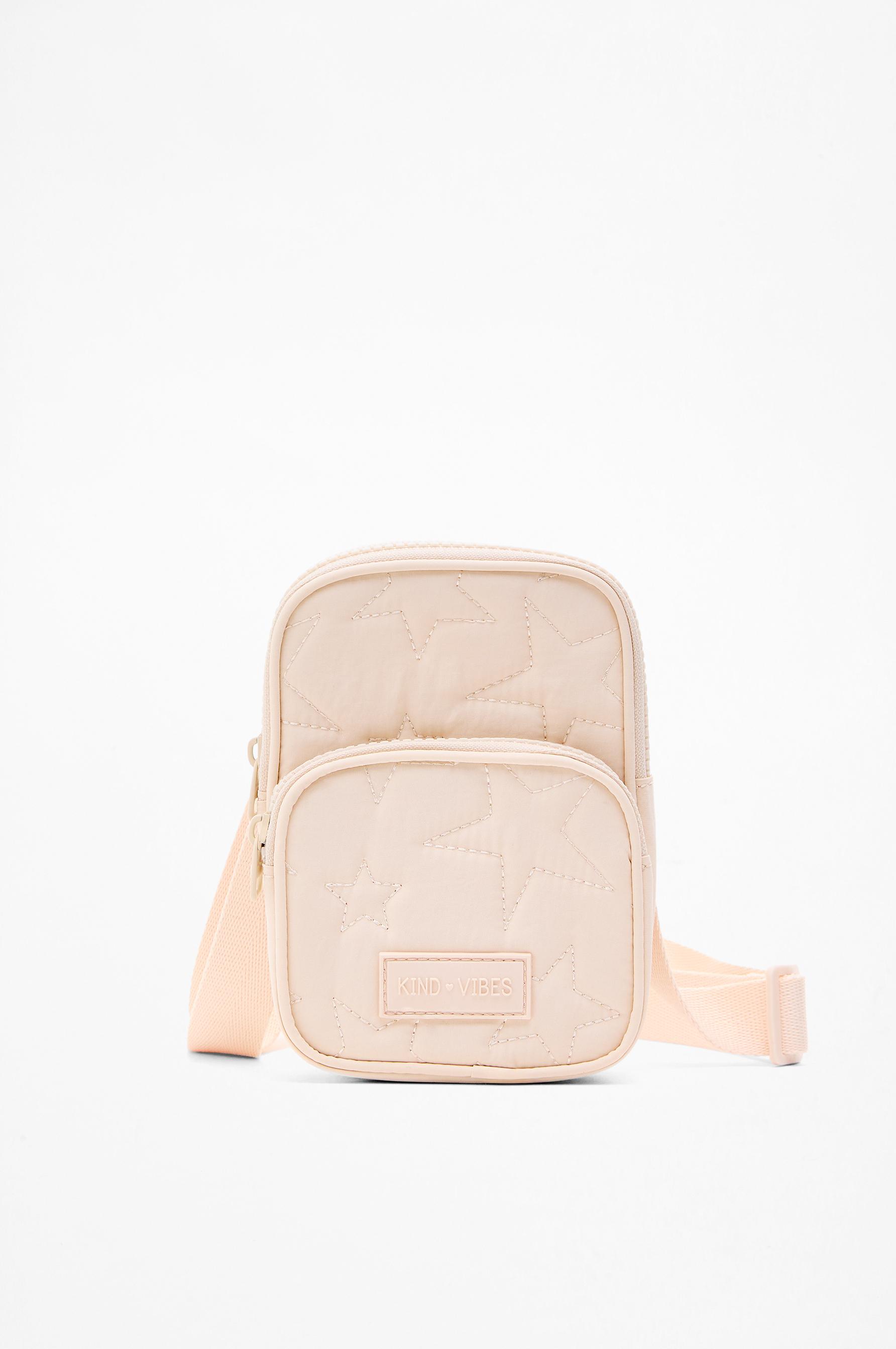 Porta móvil nilon acolchado corazones