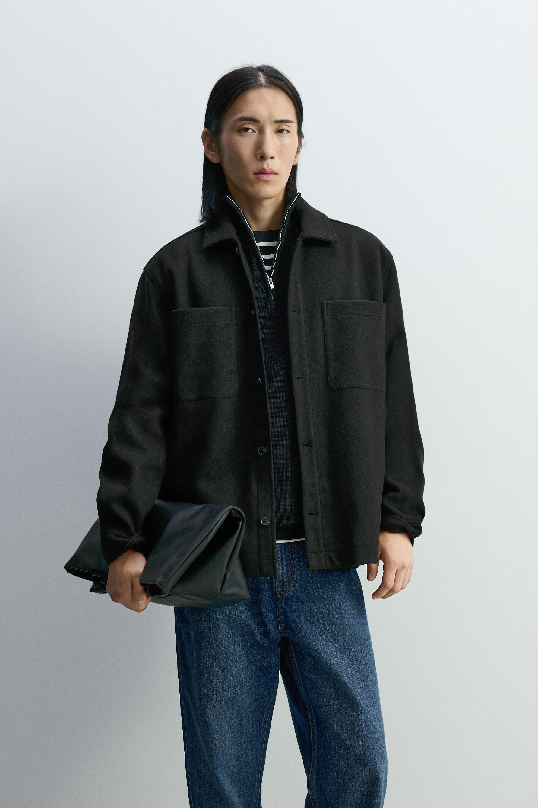 Sobrecamisa paño bolsillos