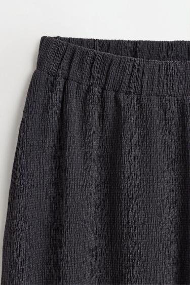 Crepe sarouel trousers — ANTHRACITE GREY 3