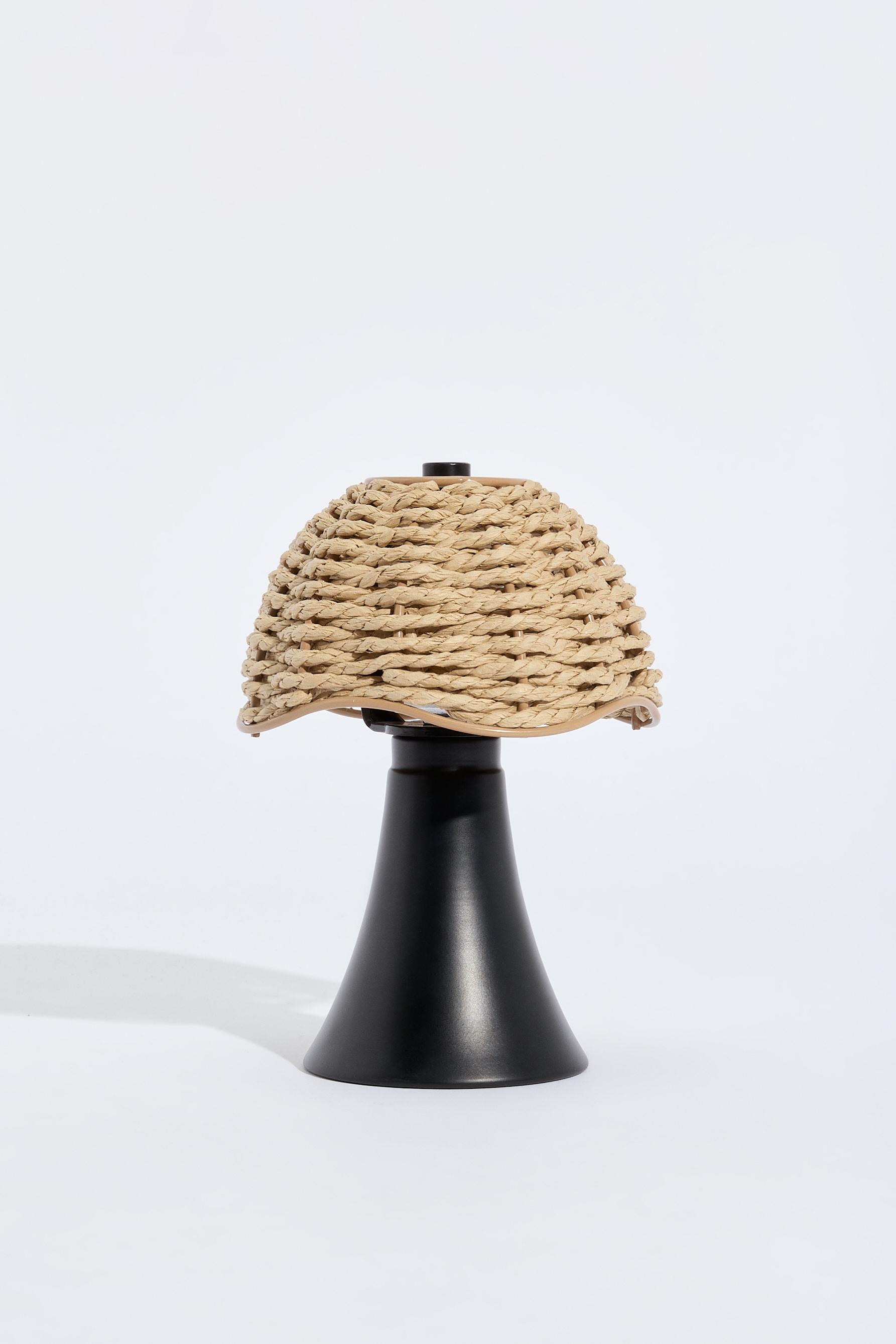 Lámpara mesa forma seta 19 cm