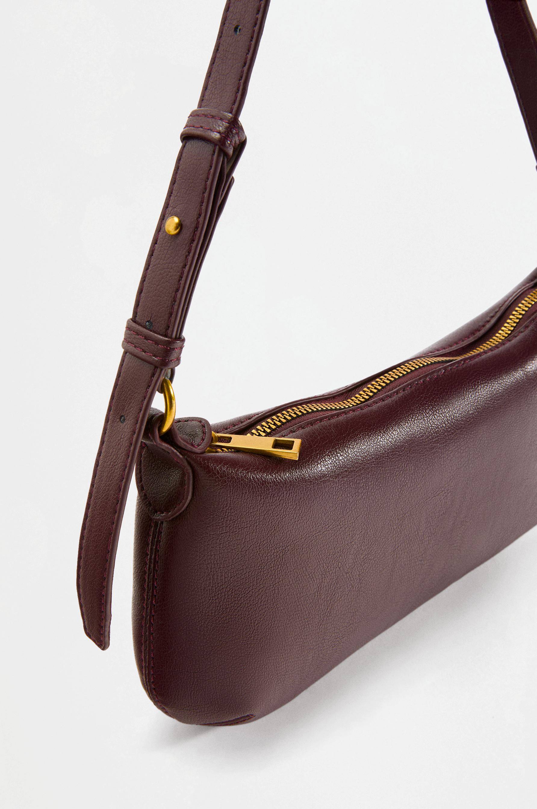 Shoulder bag — BURGUNDY