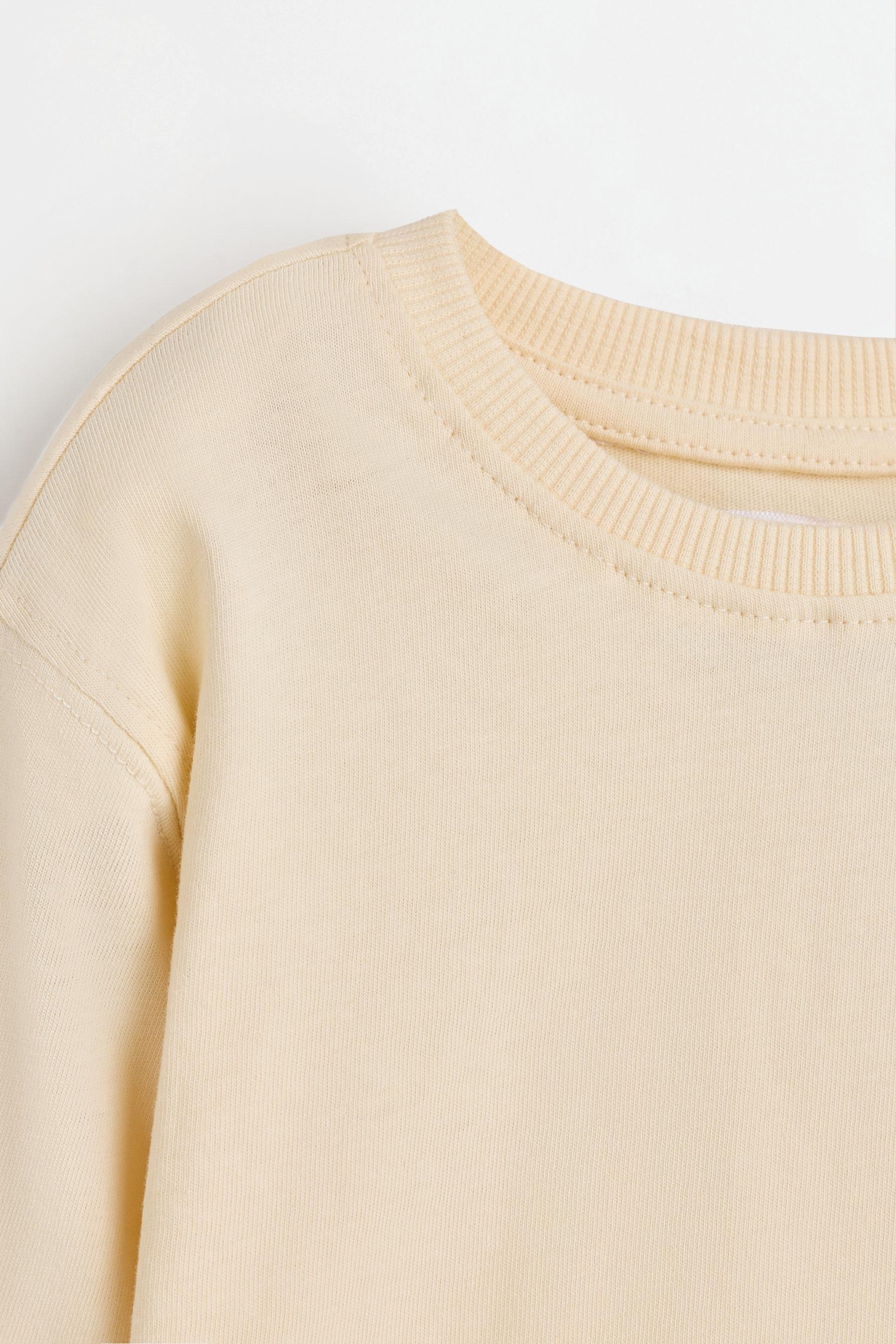 Pack of 4 plain long sleeve T-shirts — DUSTY PINK