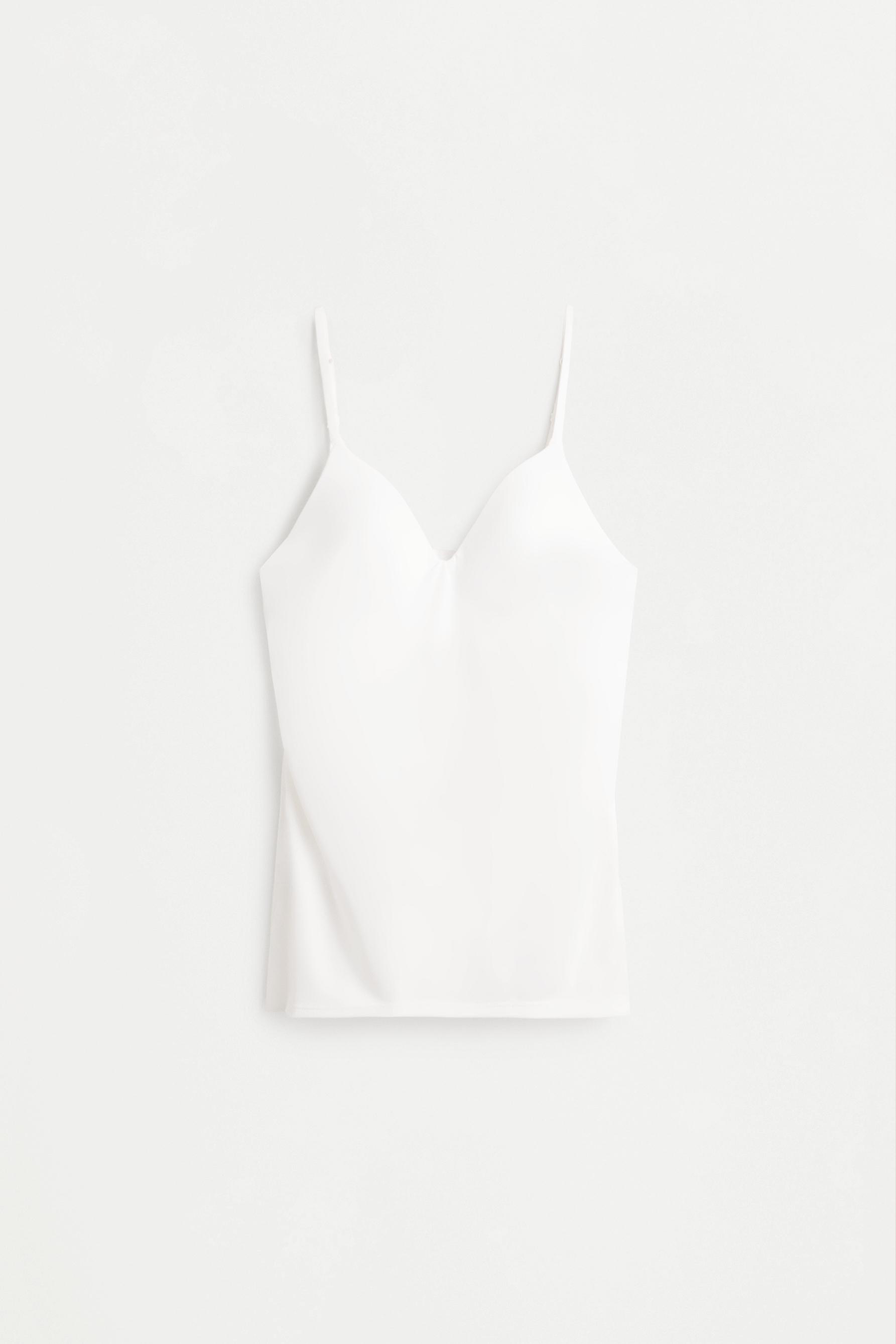 Molded cup top — WHITE