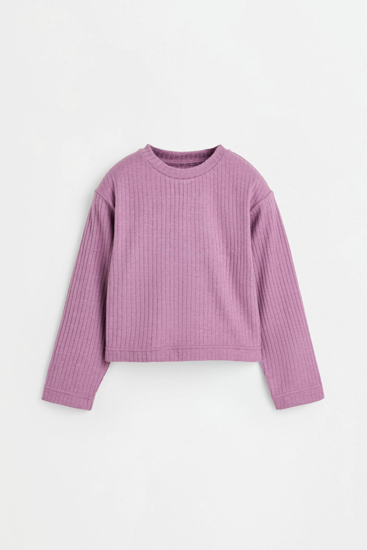 Ribbed knit co-ord — PINK