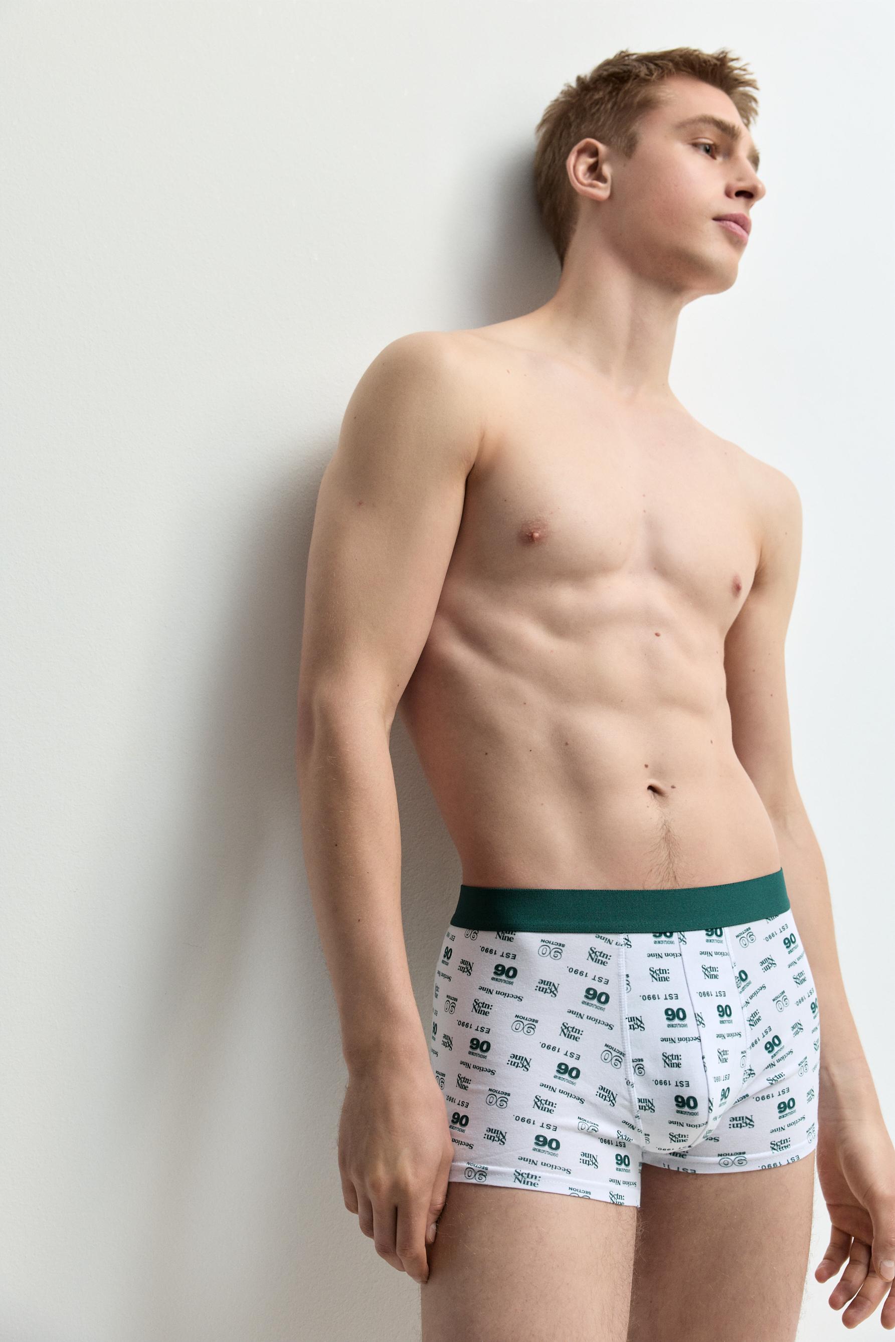 Mixed Boxer Briefs (5-Pack) — DARK GREEN