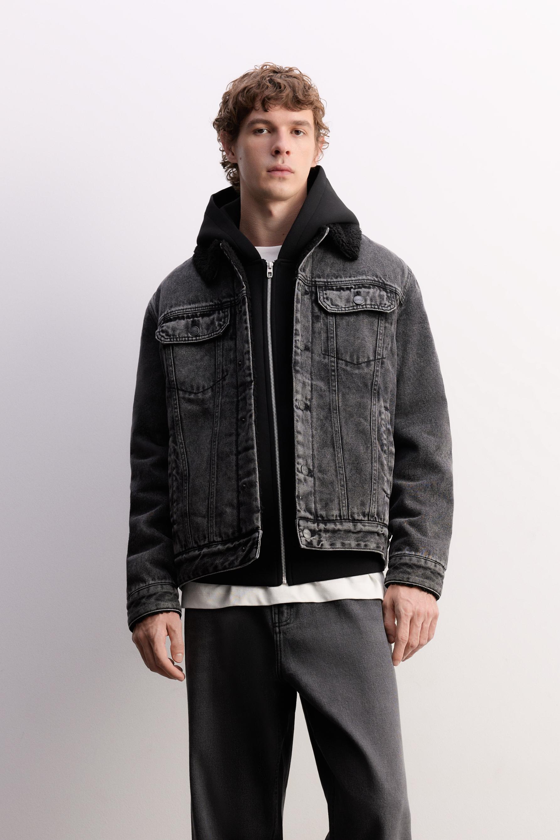 Cazadora denim borreguillo