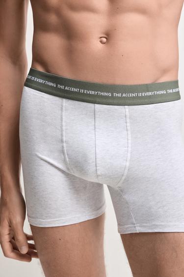 Long color boxers 5-pack — MUSTARD 3