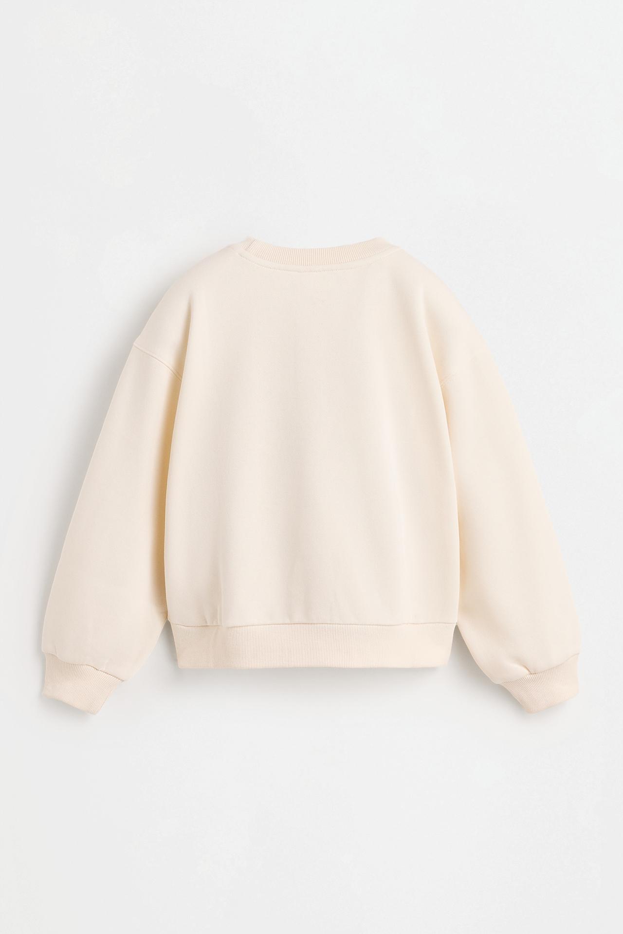 Printed sweatshirt — MEDIUM ECRU