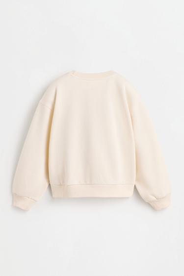 Printed sweatshirt — MEDIUM ECRU 2