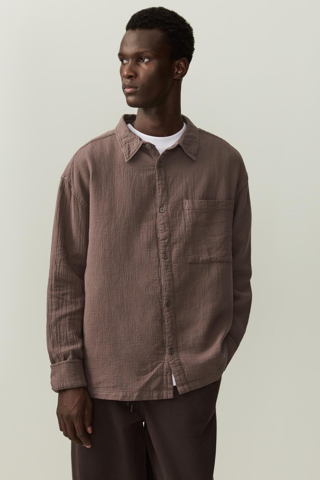 Crepe shirt