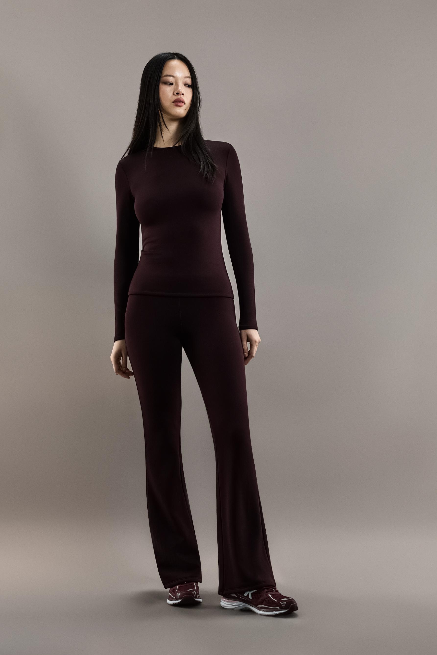 HEAVY WEIGHT thermal insulated T-shirt (-12ºC to 9ºC) — DARK BURGUNDY