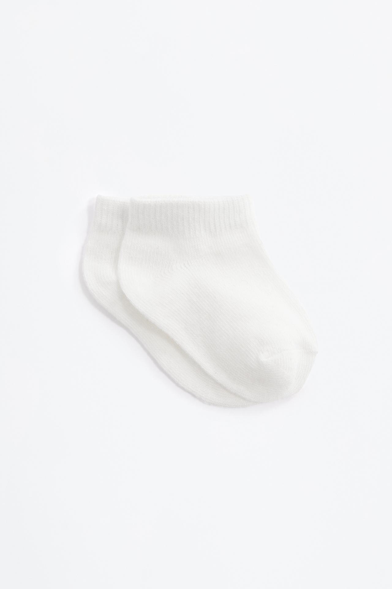 Ankle socks (Pack 10) — WHITE