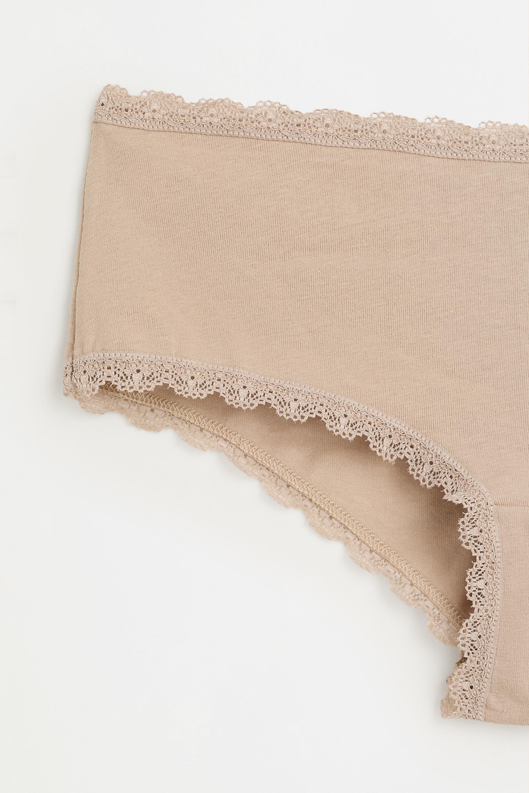 Stretch cotton hipster briefs (3-pack) — MINK