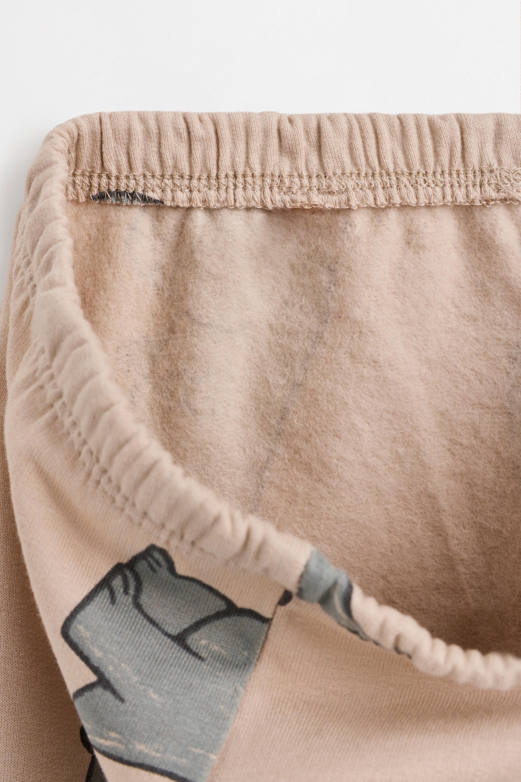 Bear print co-ord — BEIGE