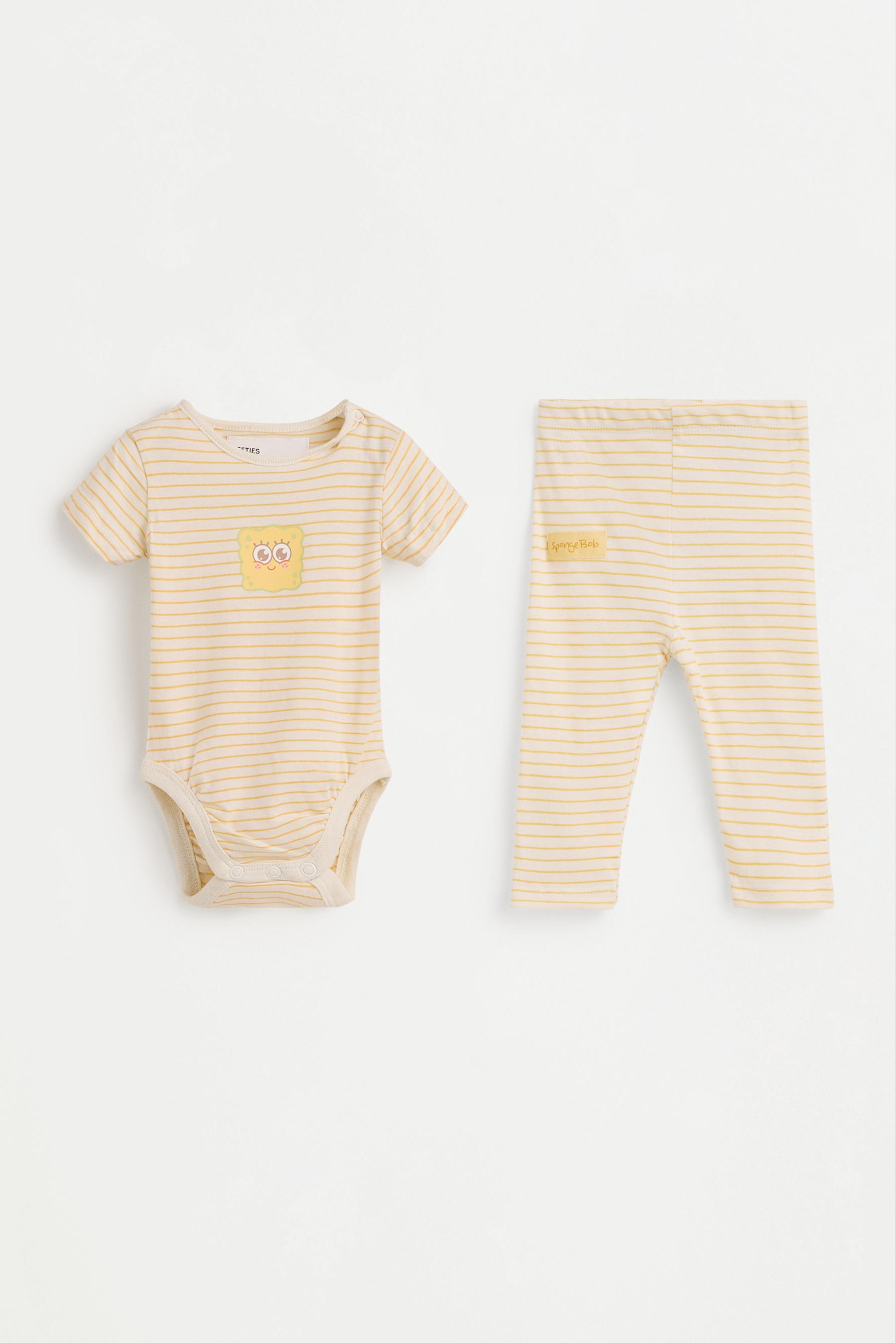 SpongeBob Nickelodeon™ bodysuit and legging set — WHITE