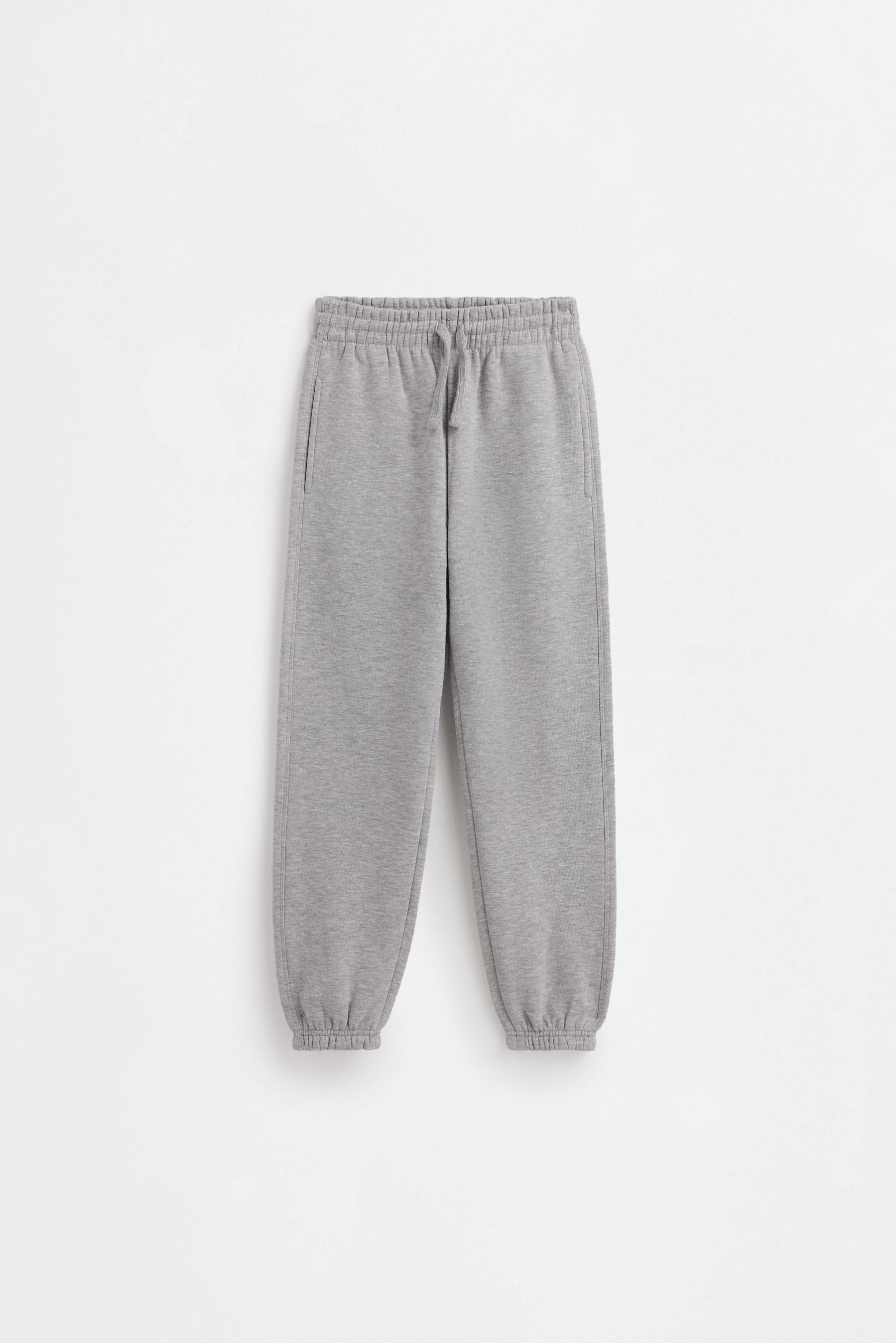 Printed sweatshirt and plush trousers co-ord — NAVY