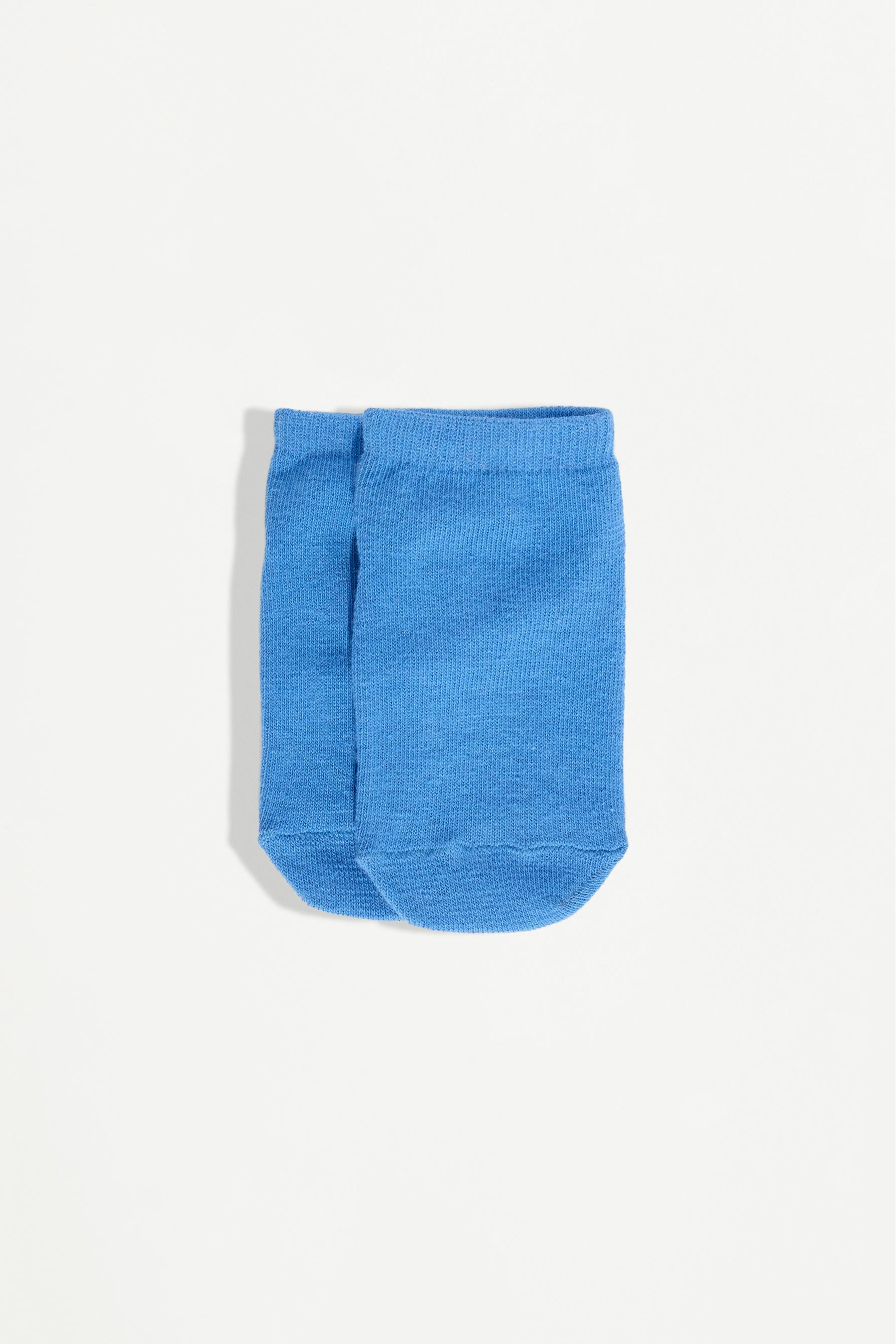 Non-slip short socks (5-pack) — SKY BLUE