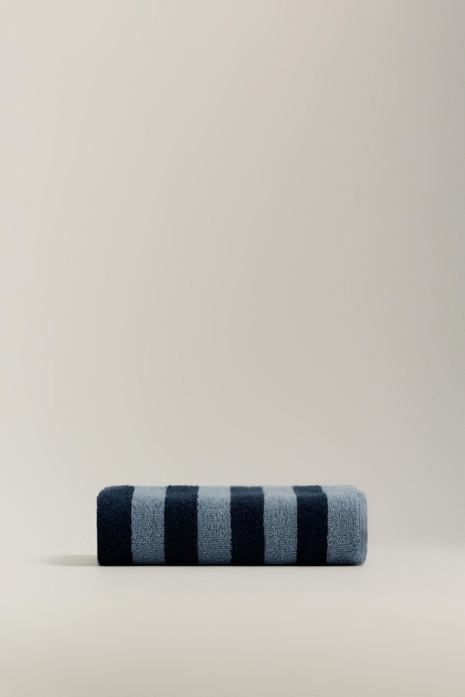 Toalla de manos rayas 500 g/m²