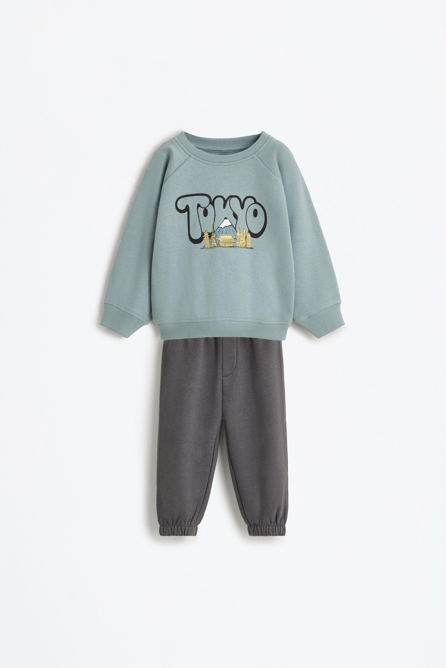 Conjunto sudadera y pantalón felpa