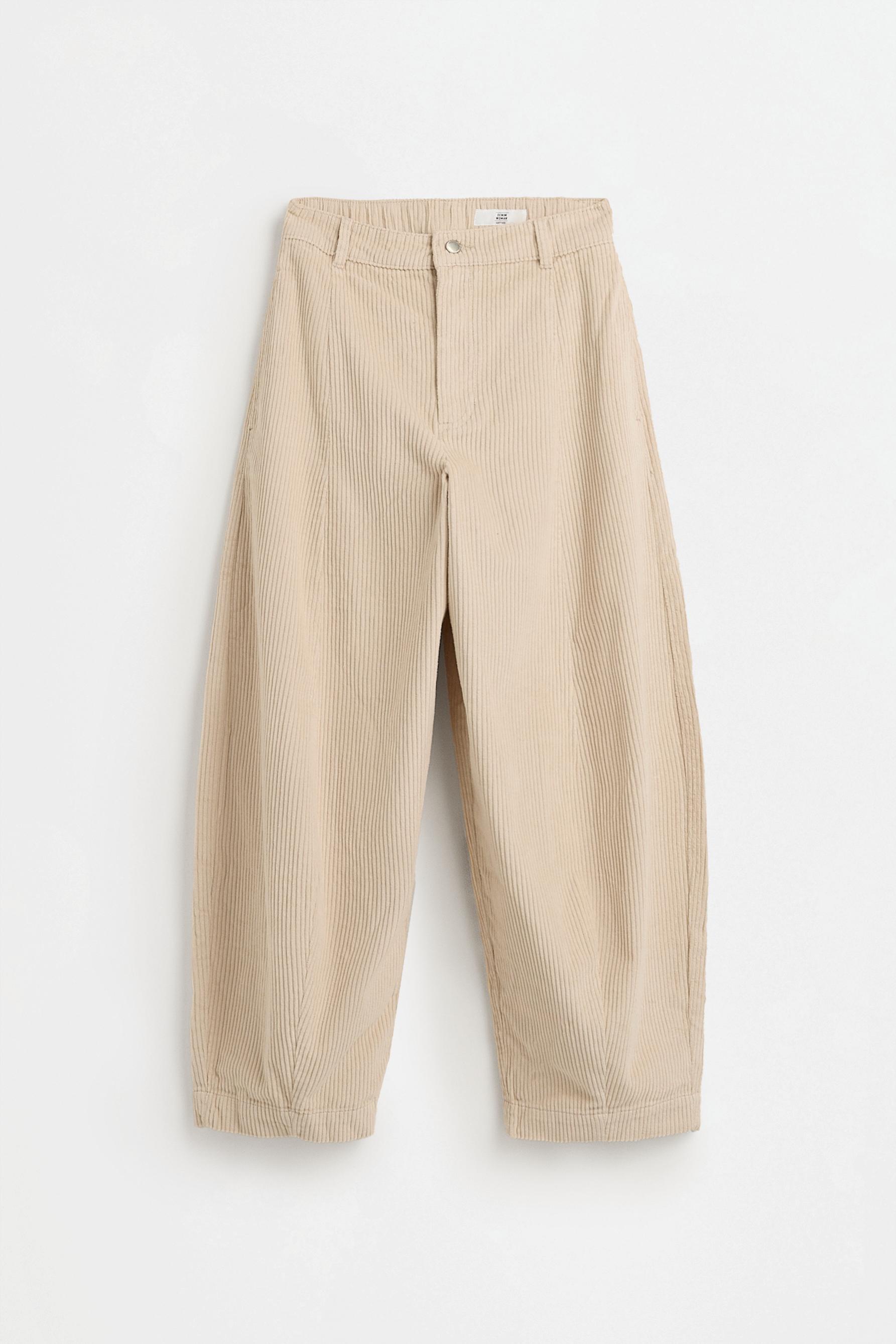 Pantalón barrel pana