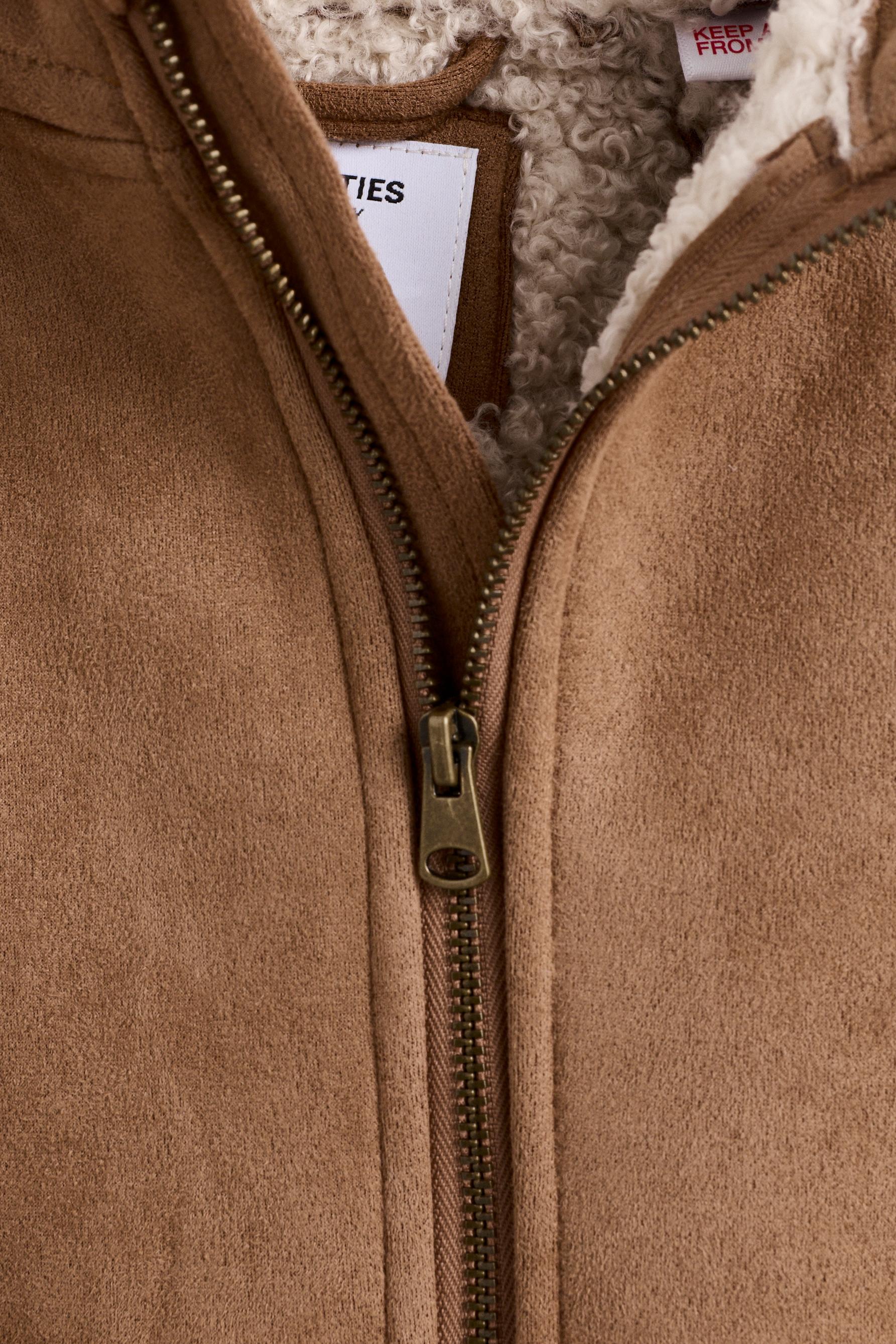 Double-sided coat with pockets — MEDIUM CAMEL