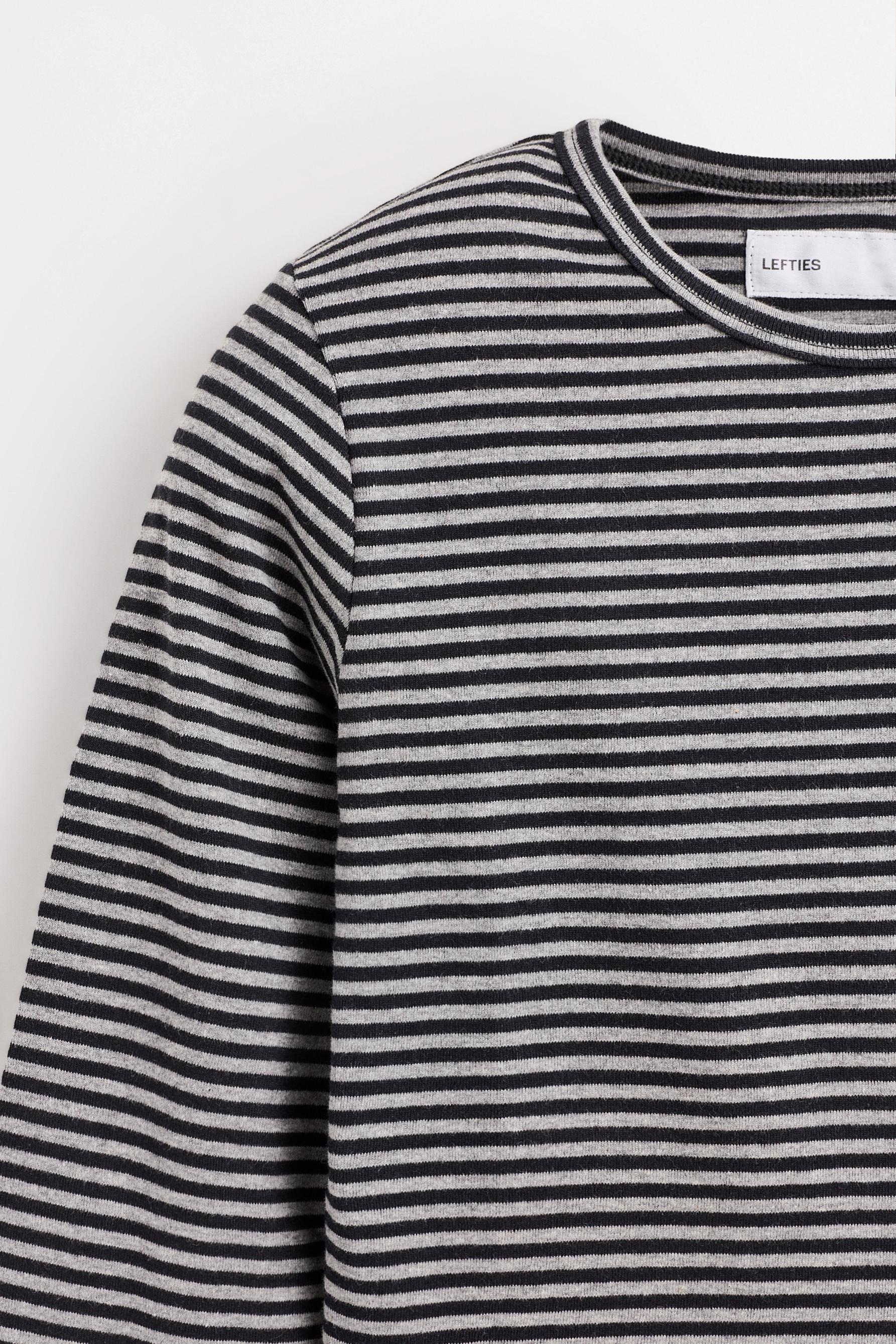 Long sleeve T-shirt — BLACK MARL