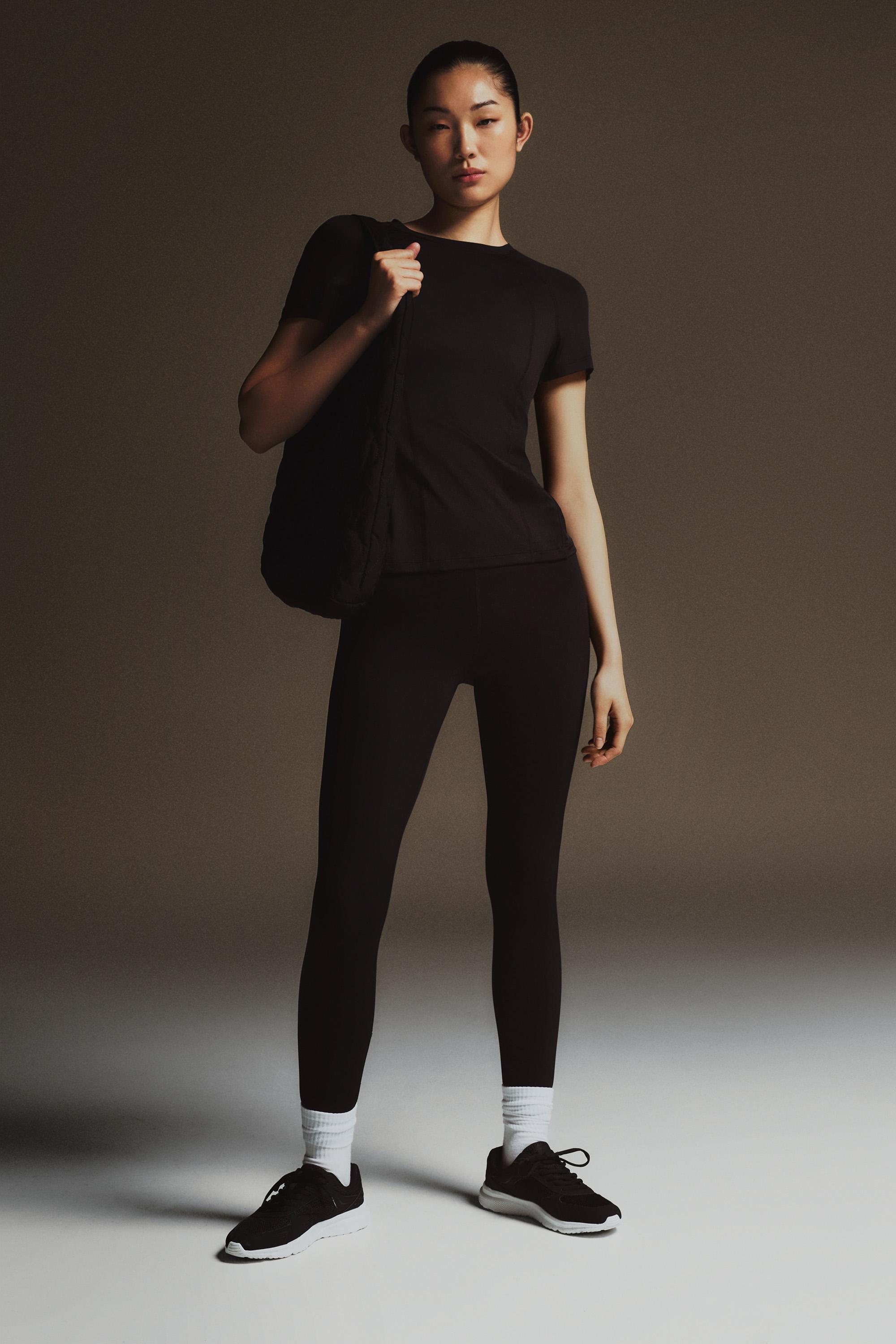 Basic sports leggings — BLACK