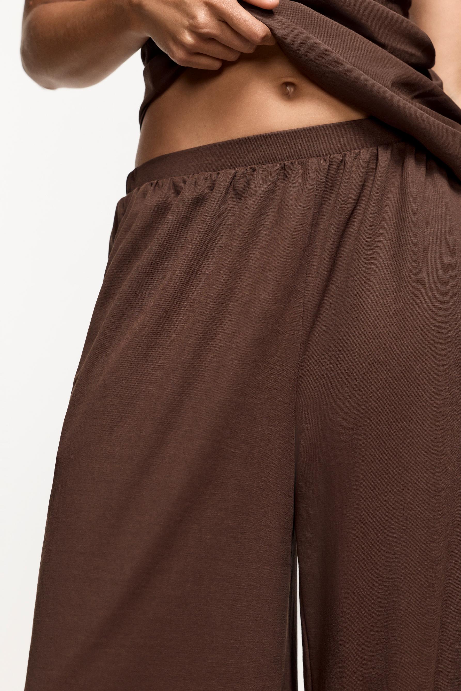 Sarouel trousers — CHOCOLATE