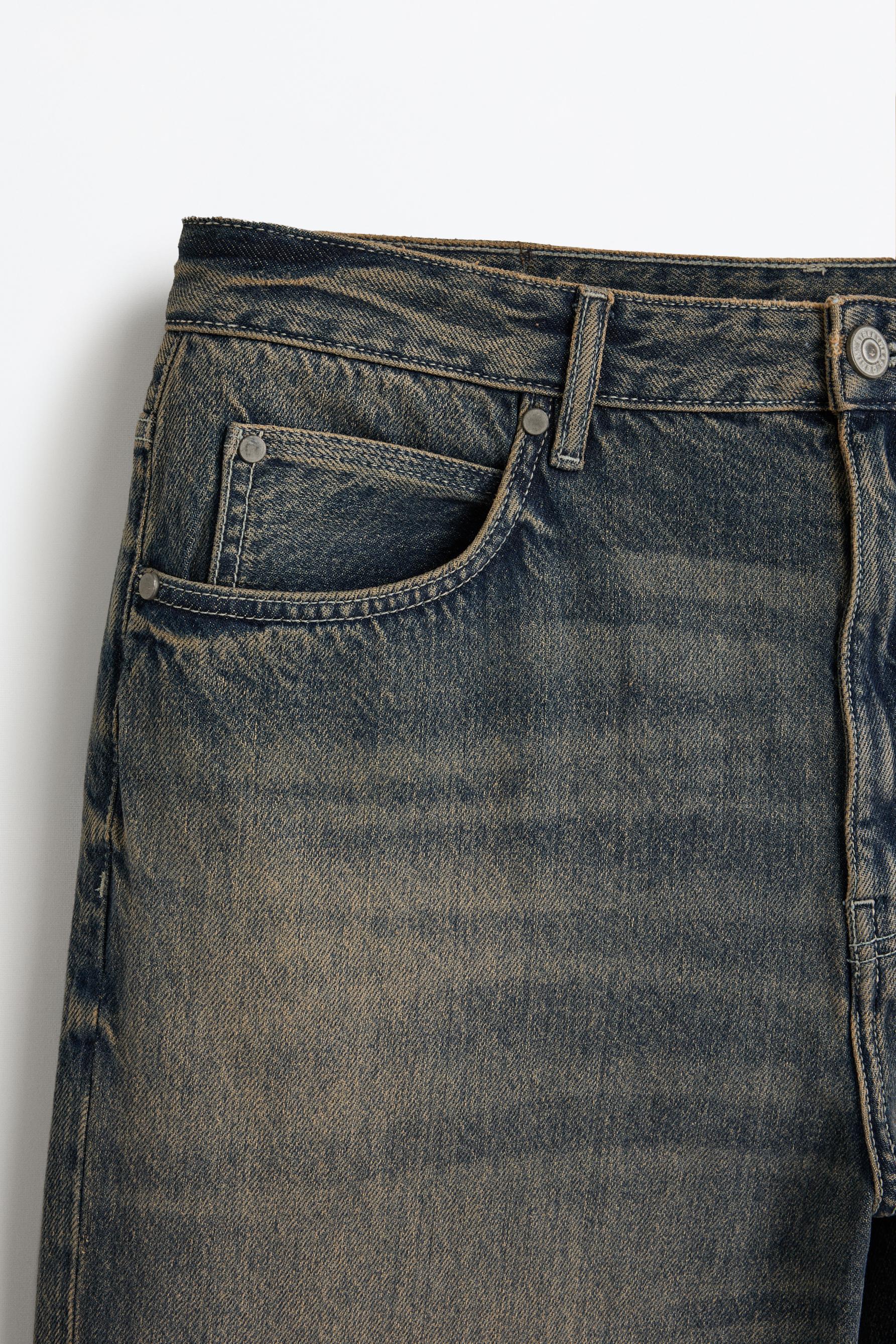 Baggy jeans — FADED PETROL BLUE
