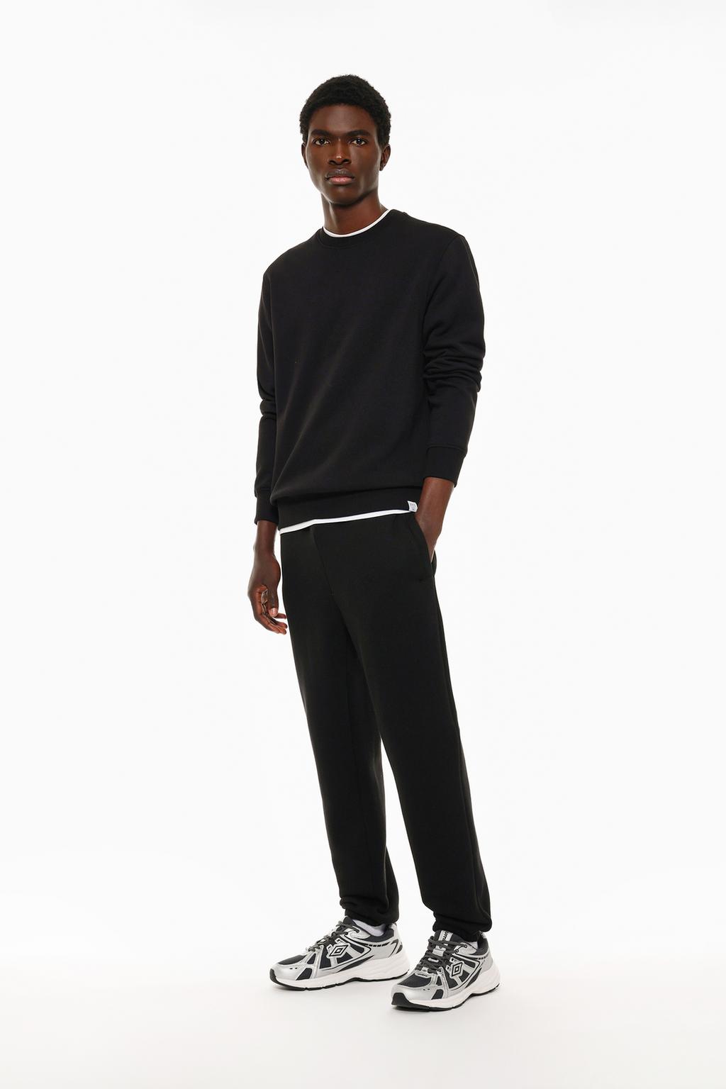 Loose fit tracksuit trousers