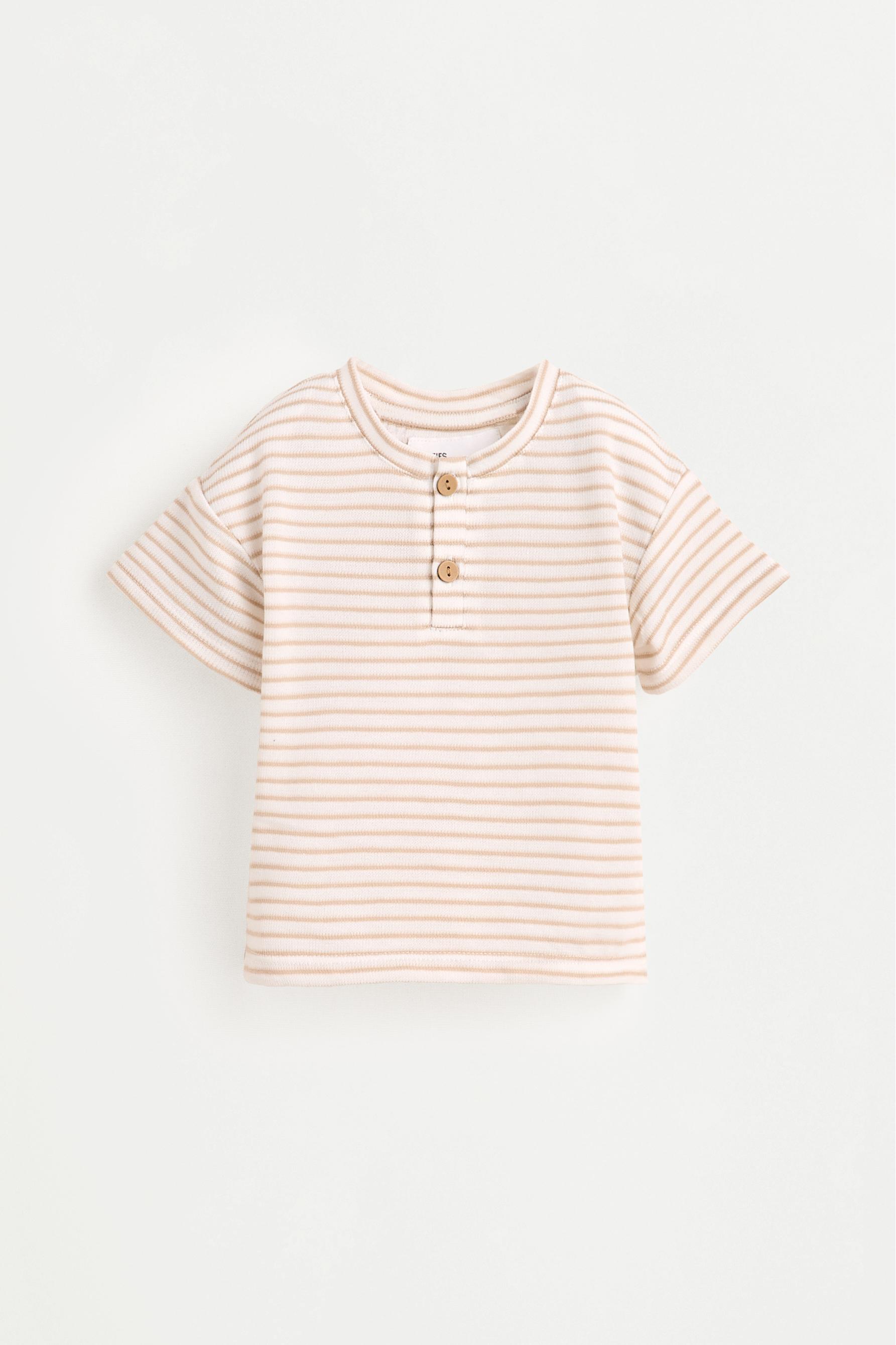 Rustic T-shirt and Bermuda shorts co-ord — MINK