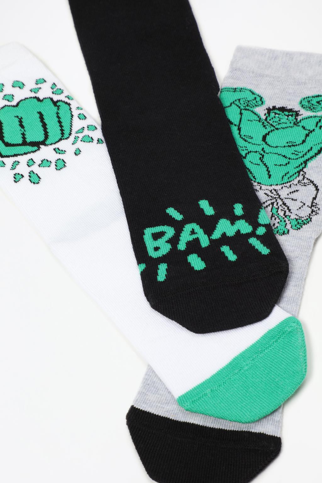 3-pack of Hulk ©Marvel socks